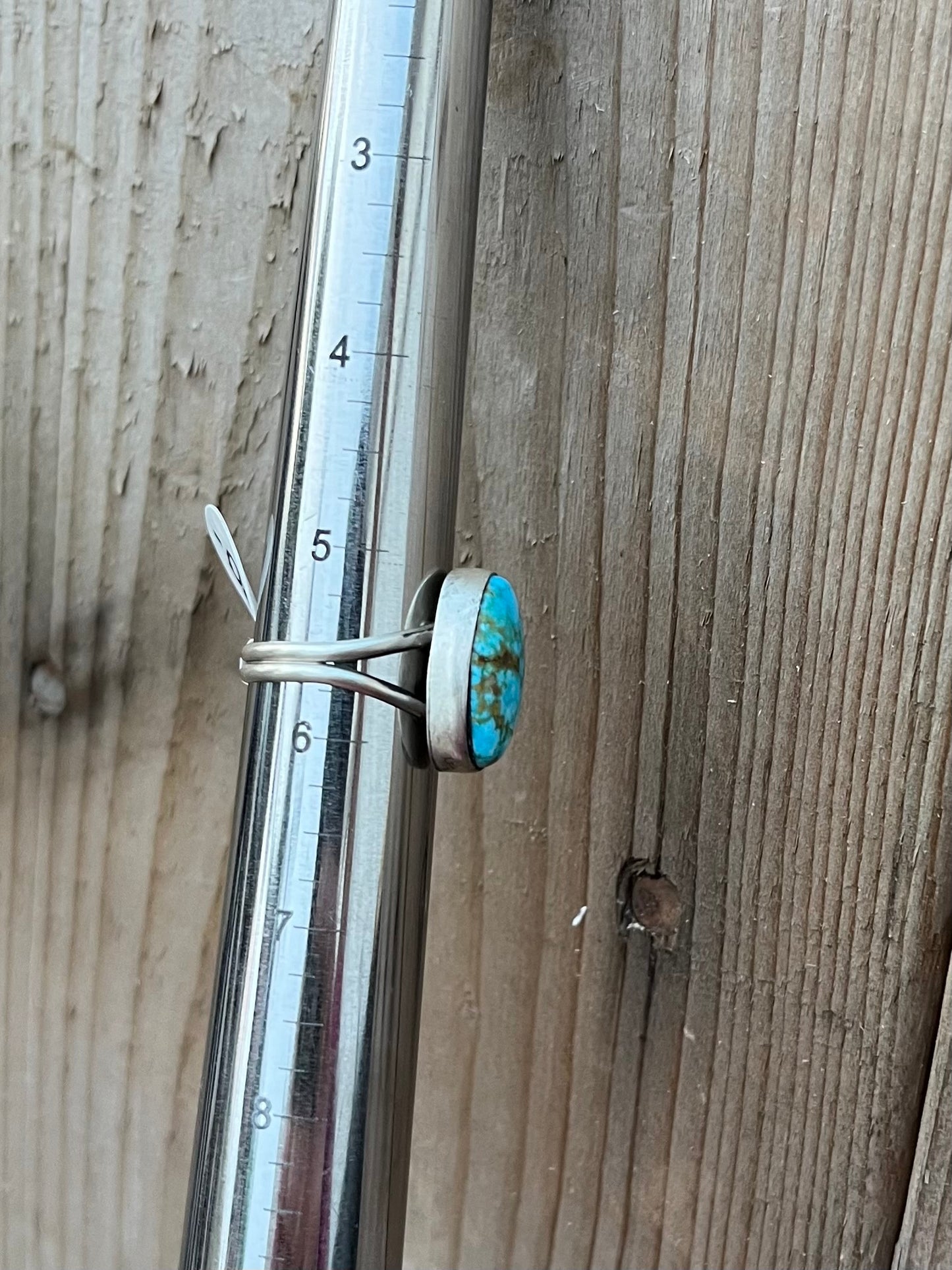 Kingman Oval Turquoise Ring