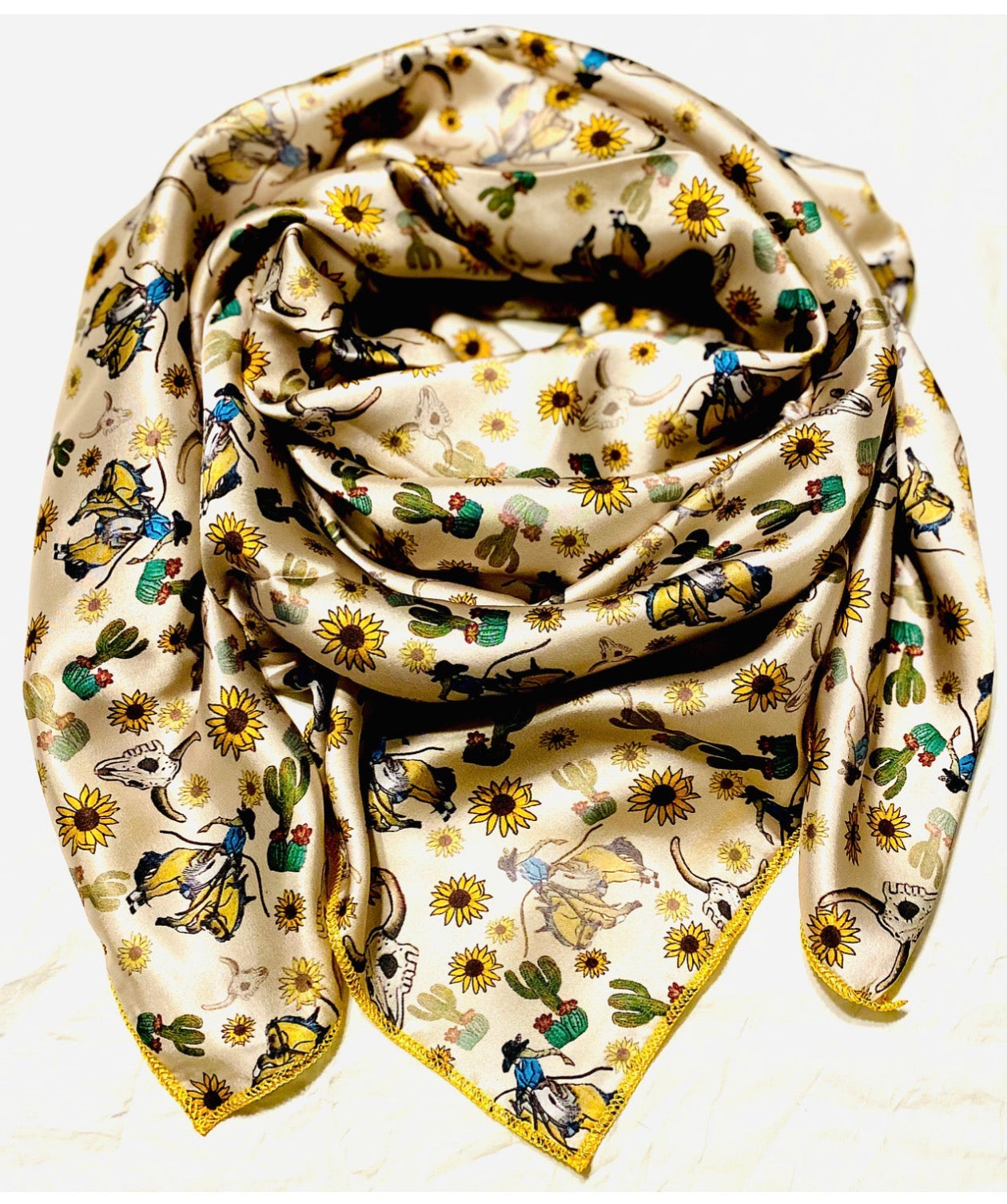 Desert Cowgirl Bucker Wild Rag