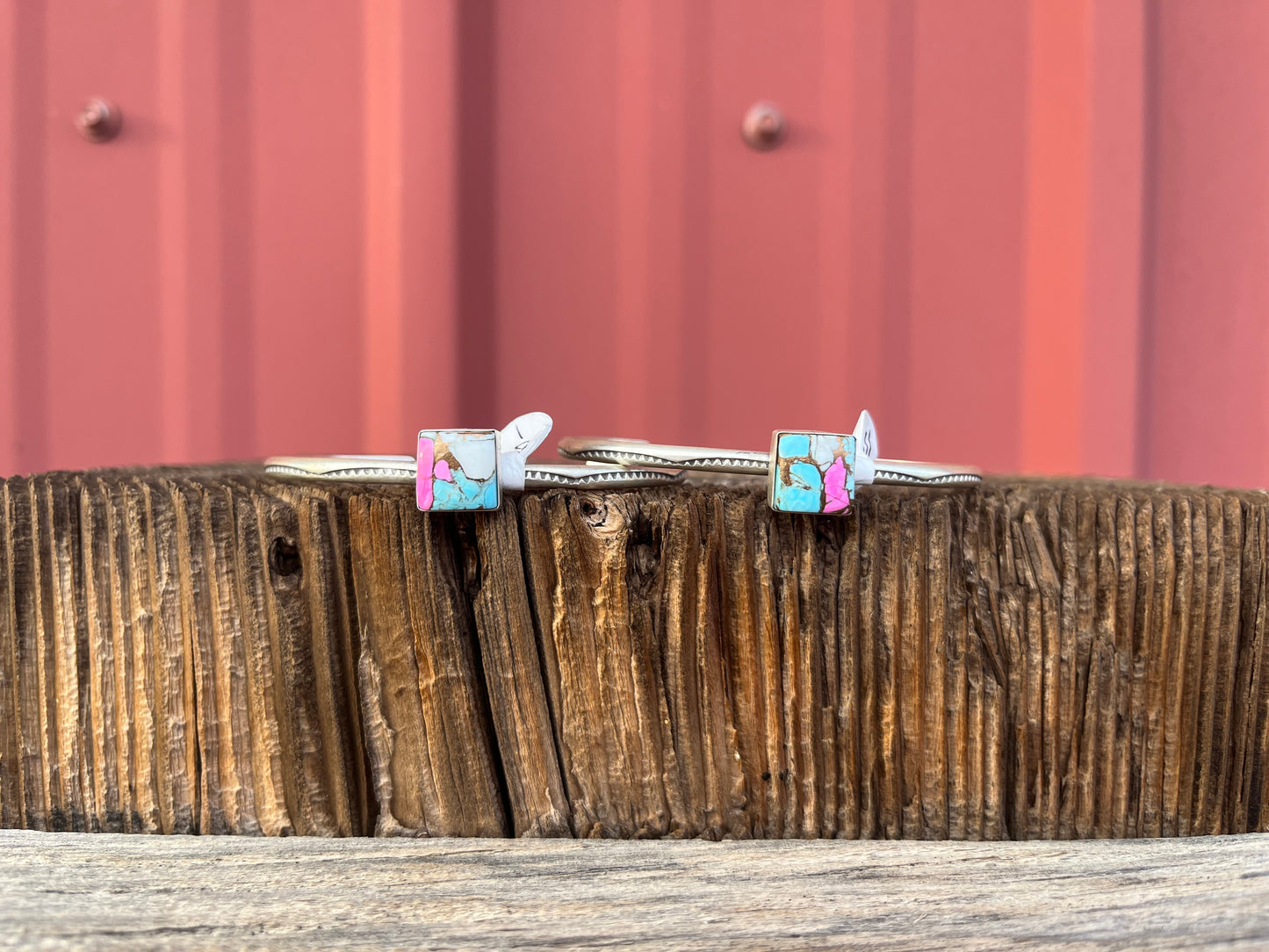 Cotton Candy Turquoise Cuff