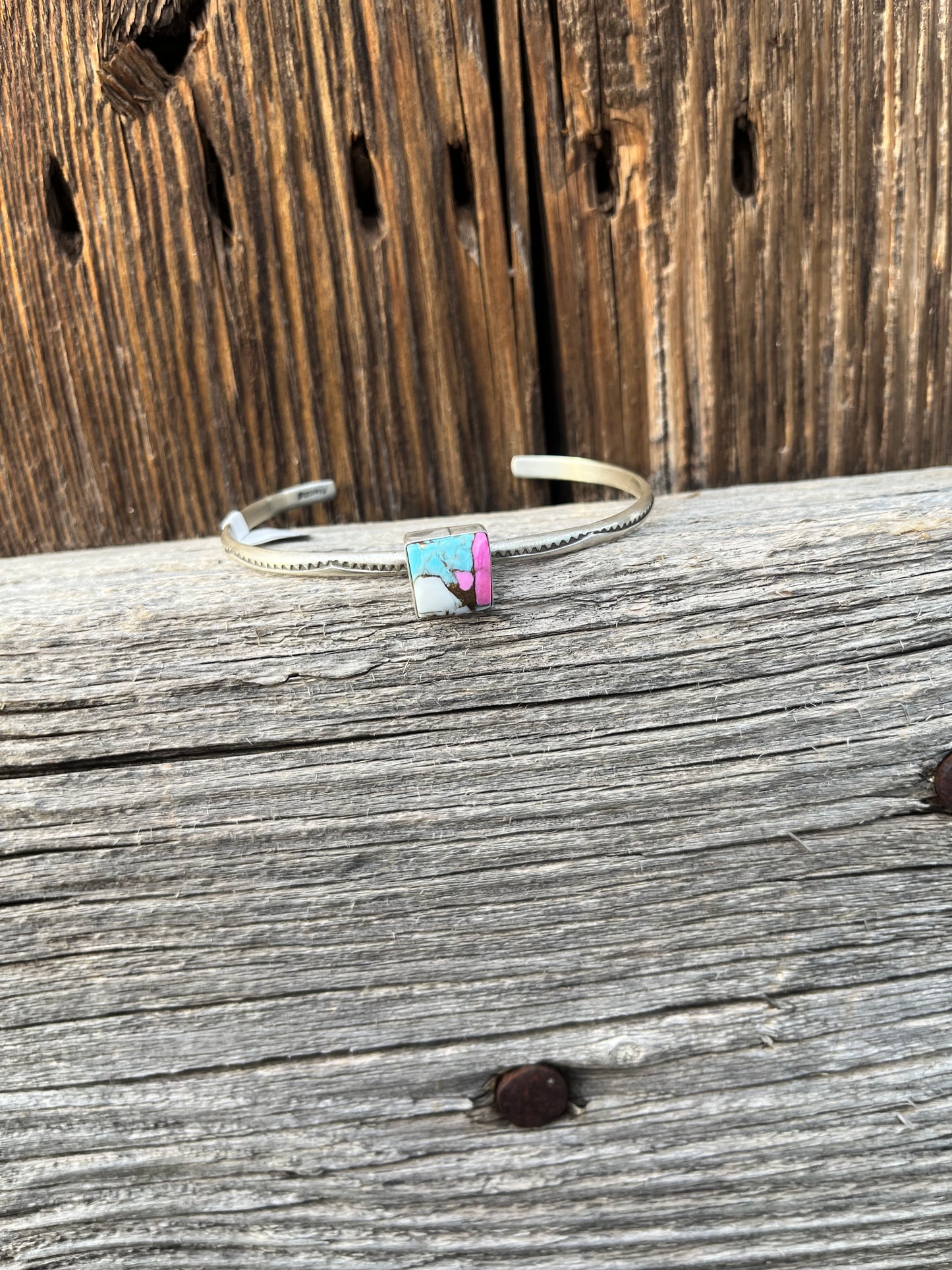 Cotton Candy Turquoise Cuff