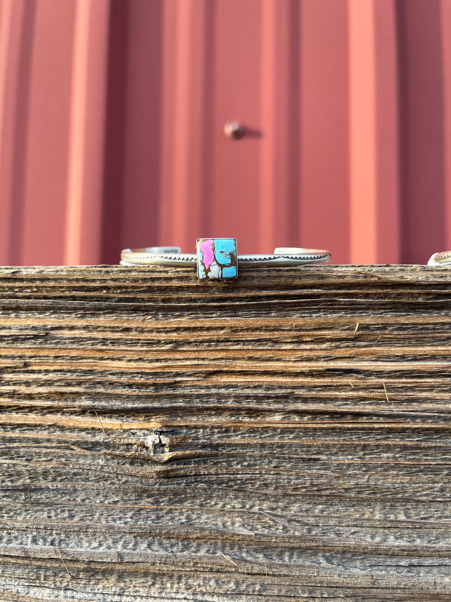 Cotton Candy Turquoise Cuff