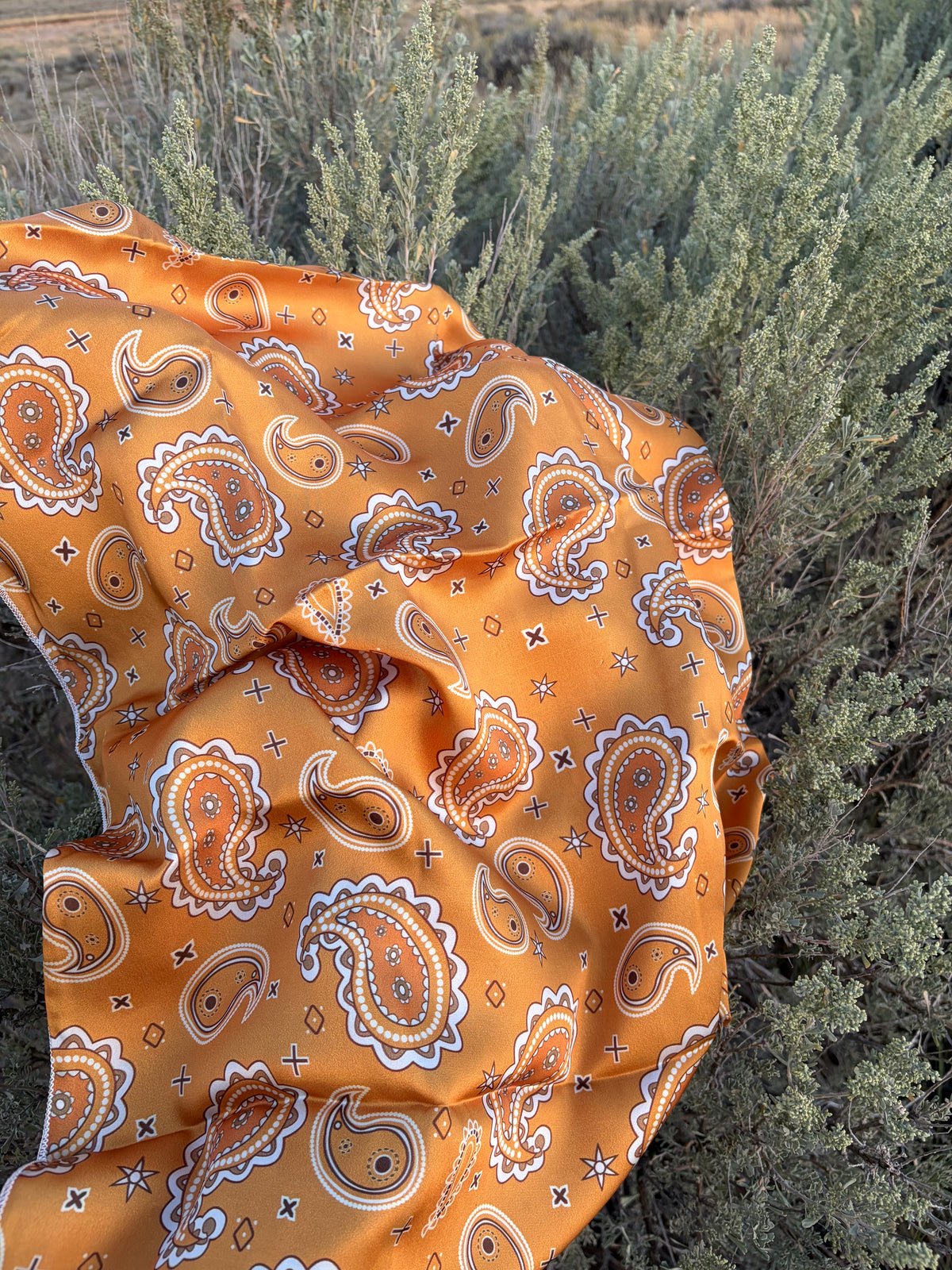 Golden Saffron Wild Rag