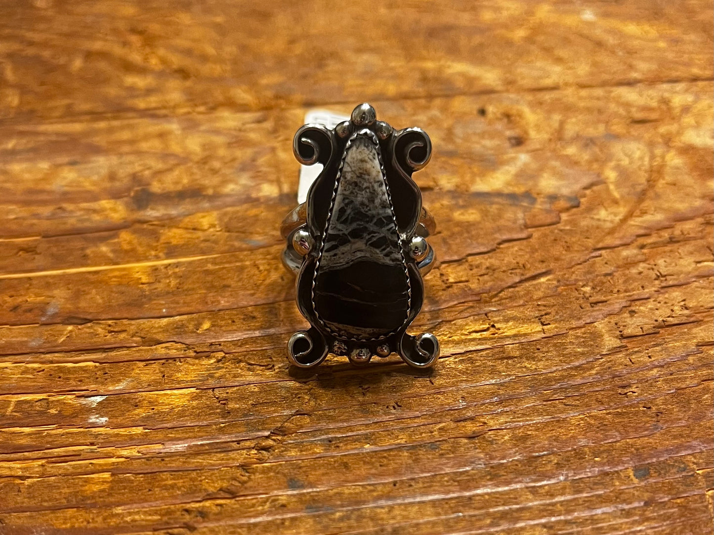 Big Beautiful White Buffalo Ring