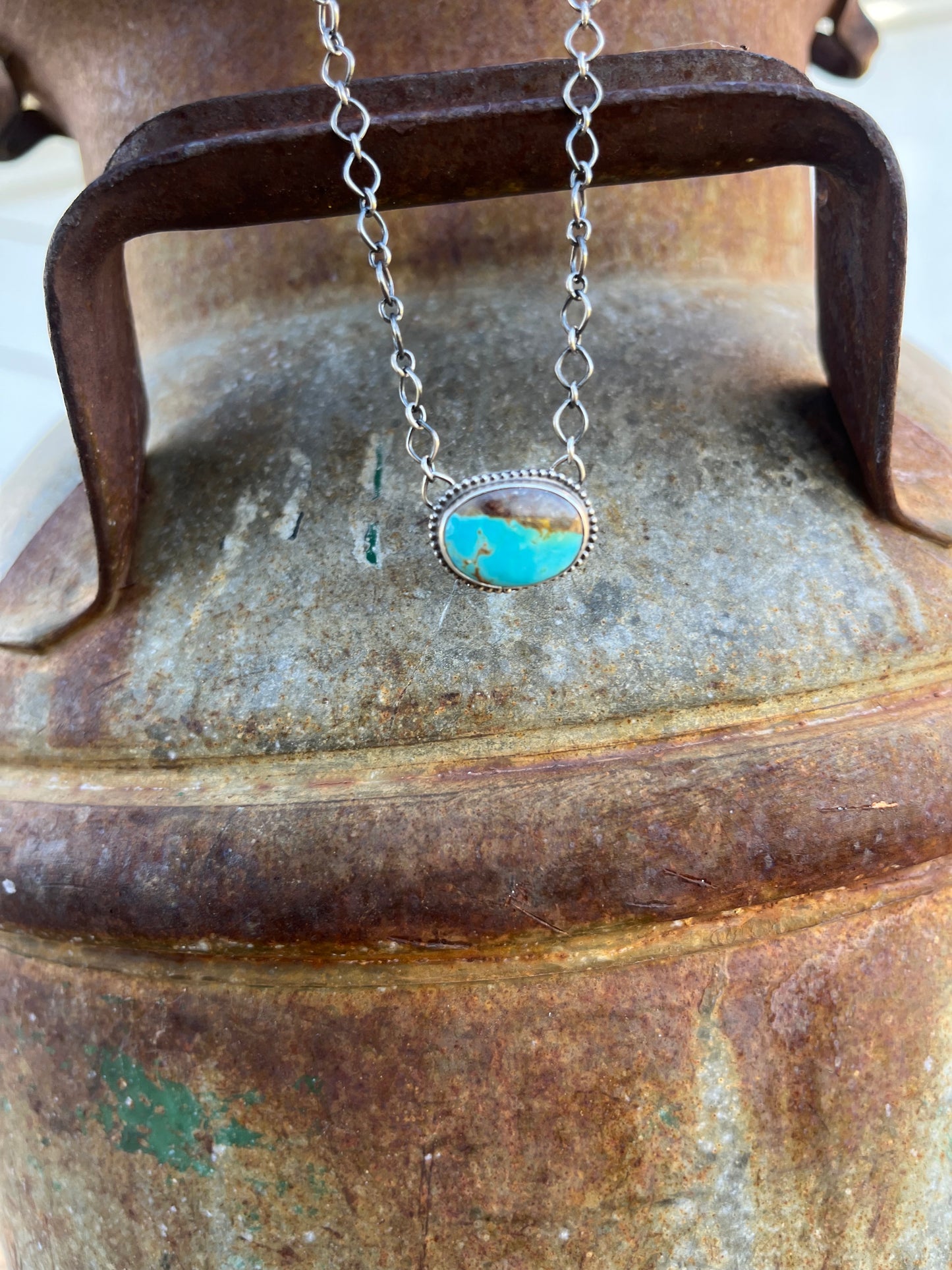 Turquoise Chain Necklace