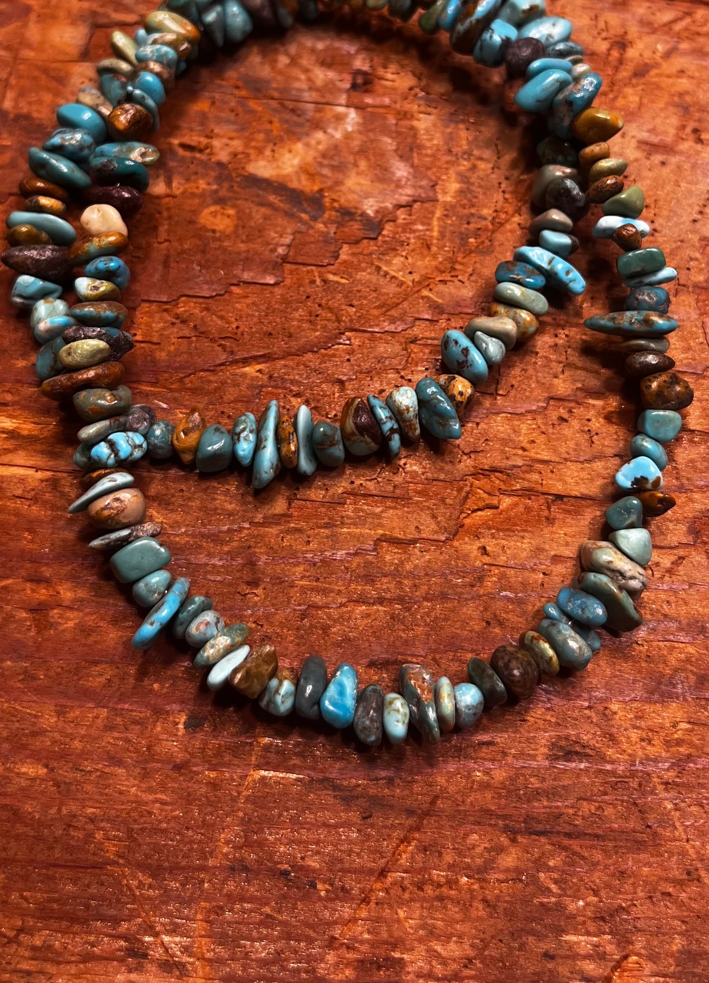 Turquoise Chip Necklace