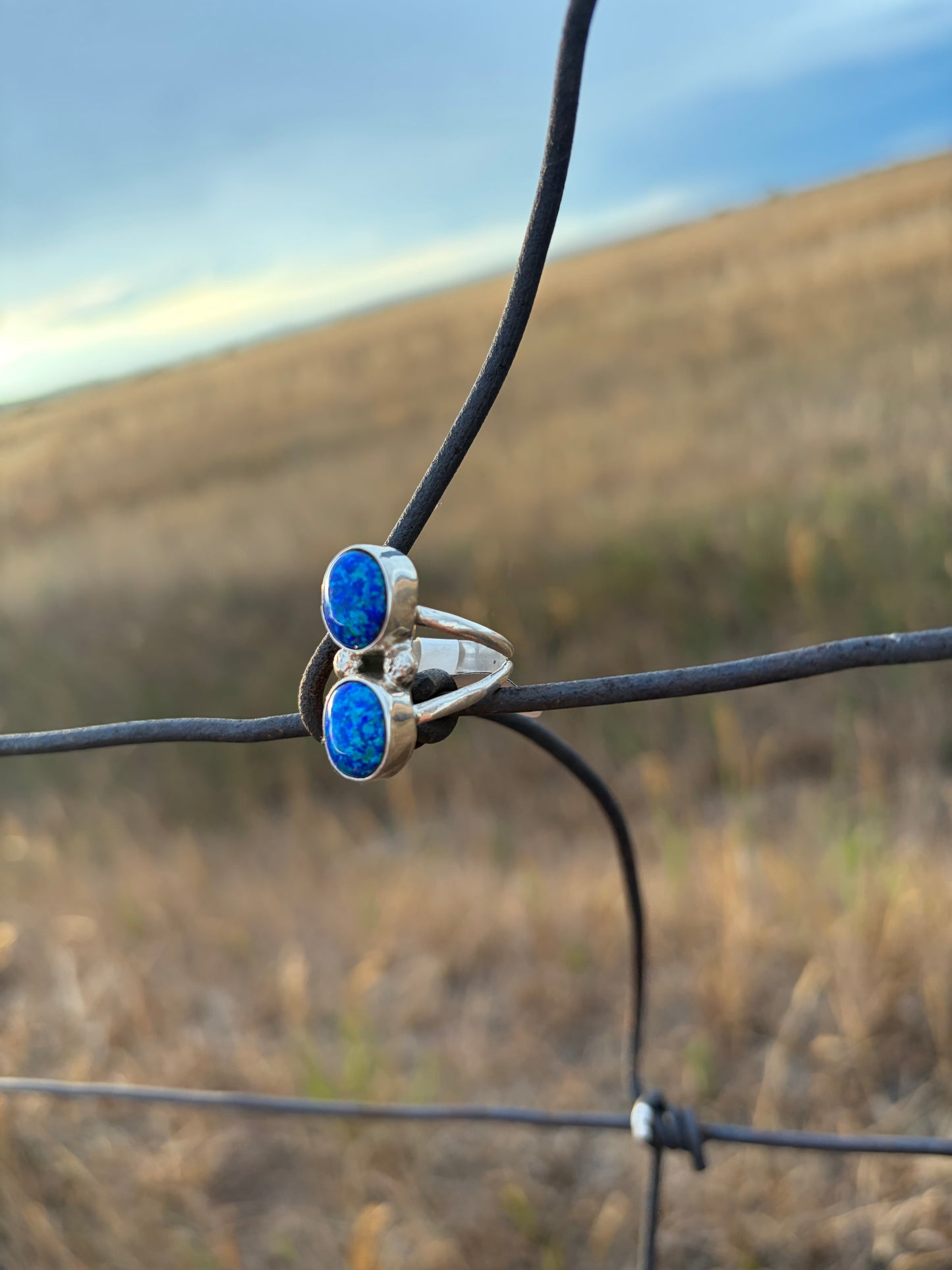 Royal Blue Opal Ring