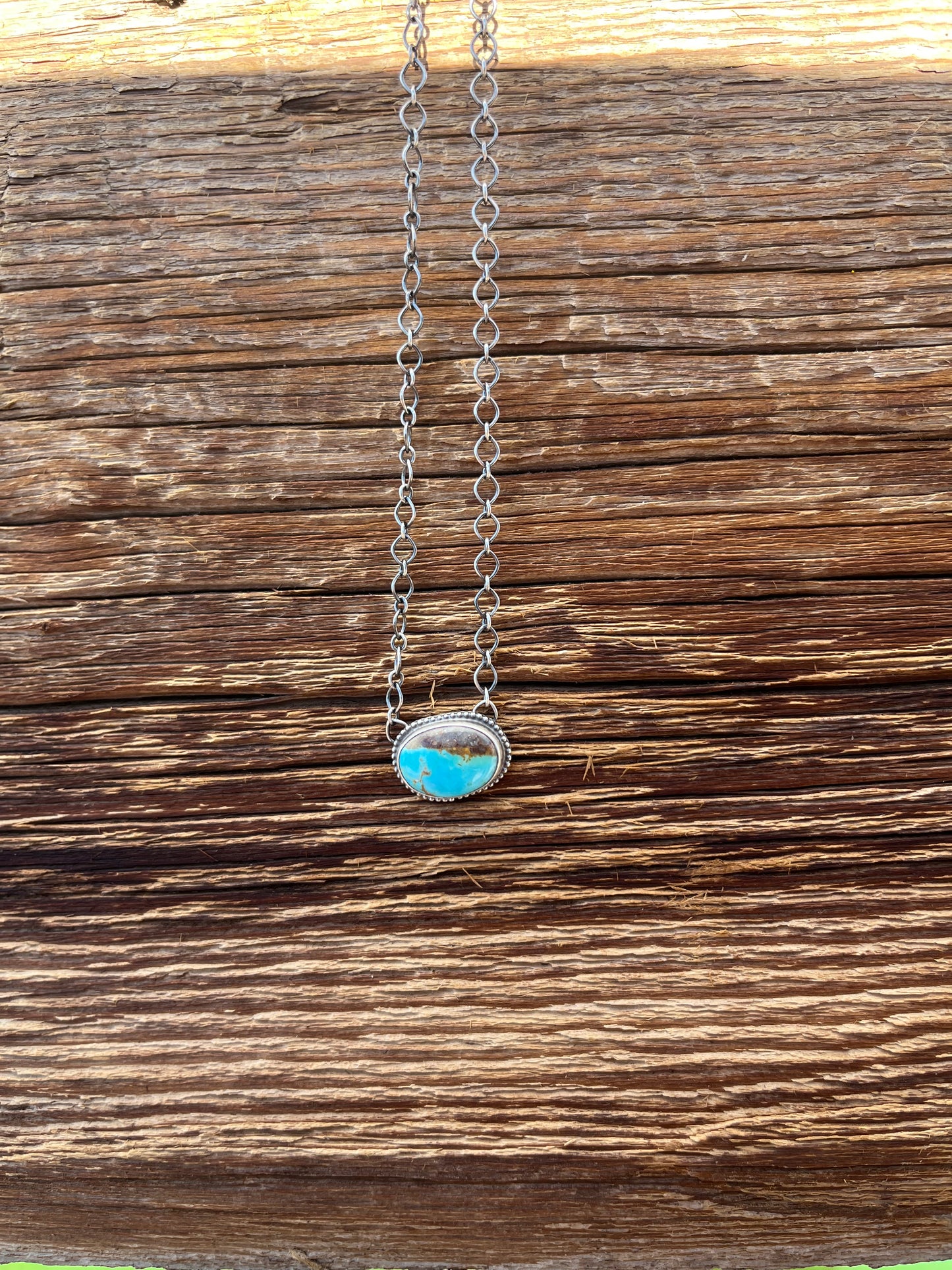 Turquoise Chain Necklace