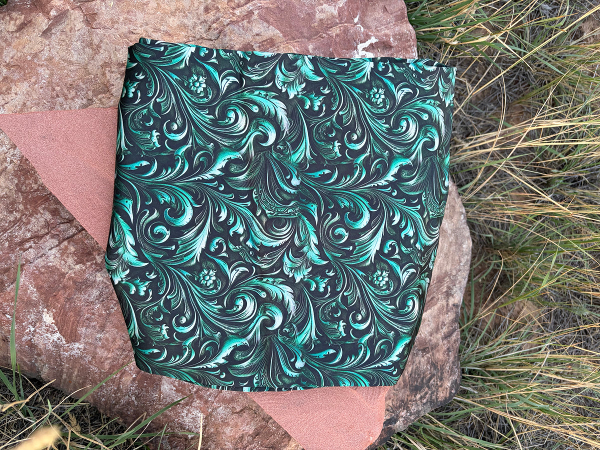 Midnight Teal Wild Rag
