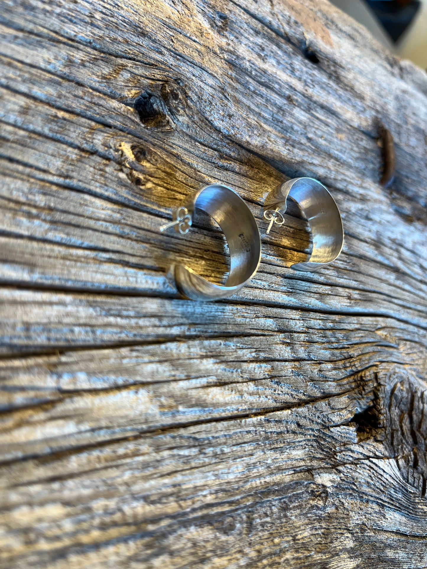 Sterling Hoop Earrings