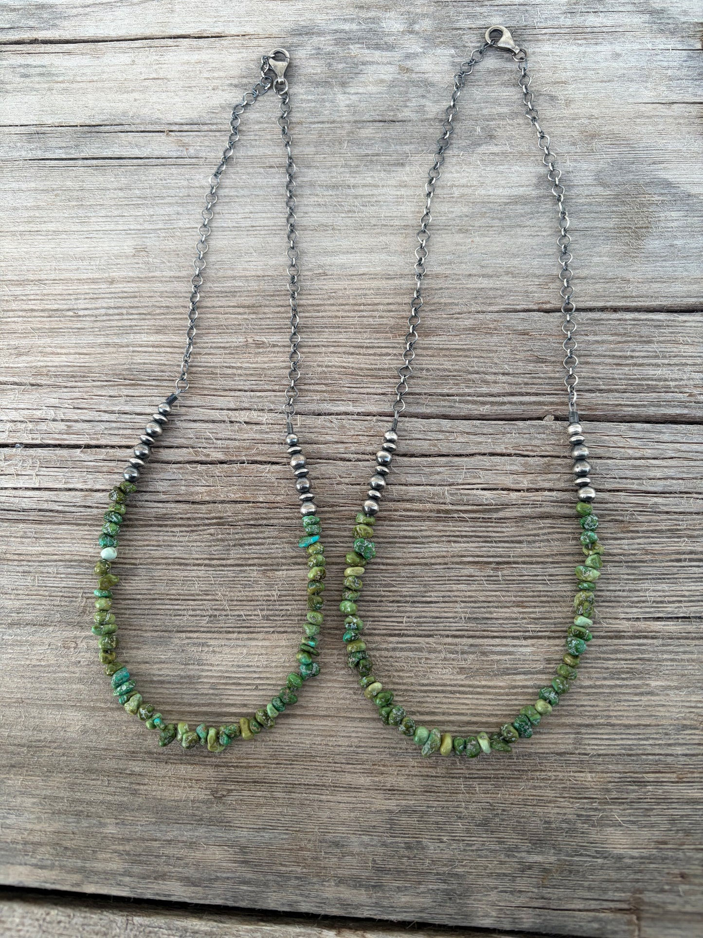 Sonoran Gold Turquoise Chip and Pearl Necklace