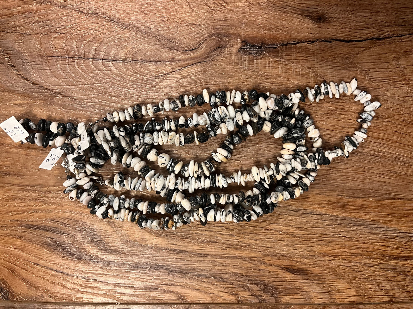 White Buffalo Chip Necklace