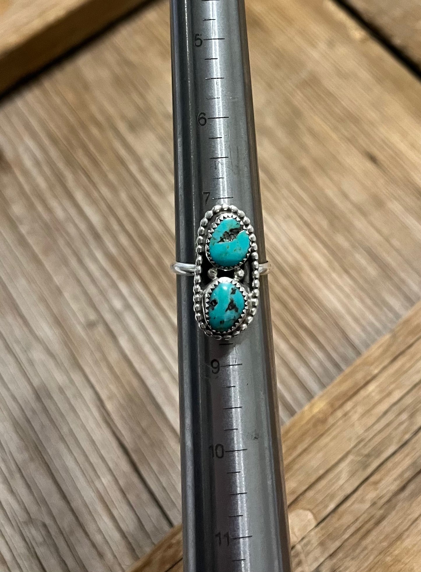 Double Turquoise Ring