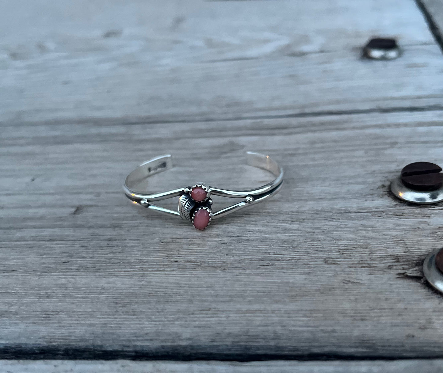 Pink Conch Baby Cuff