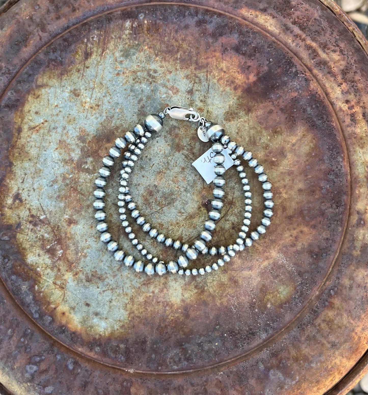 3 Strand Navajo Pearl Bracelet