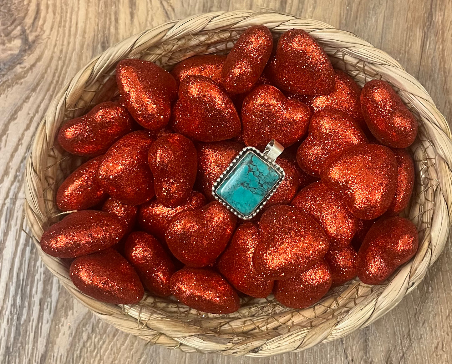 Turquoise Rectangle Pendant