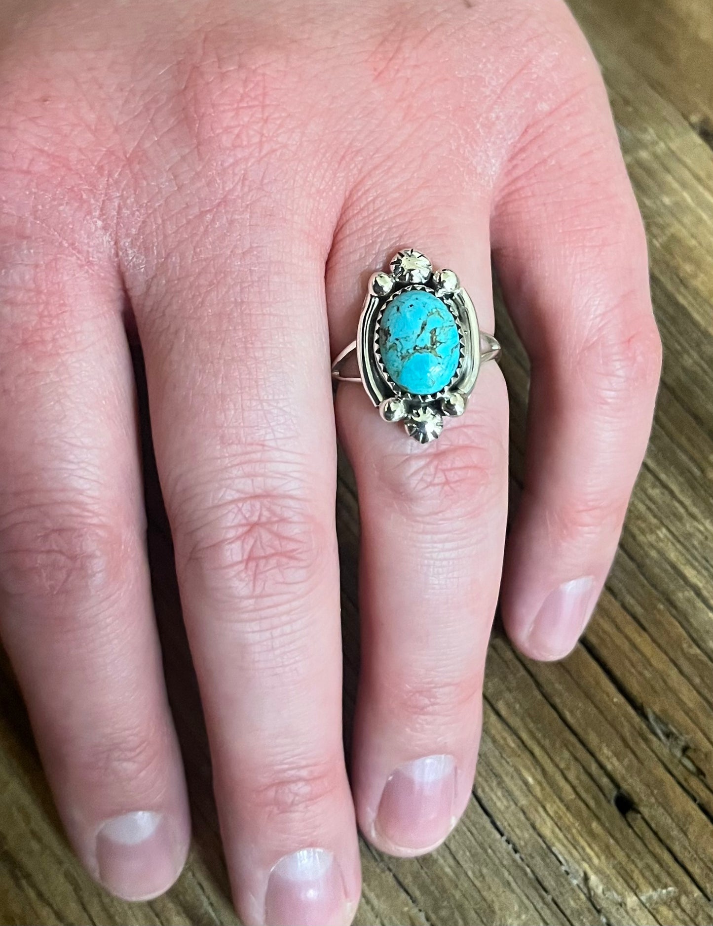 Oval Turquoise Ring