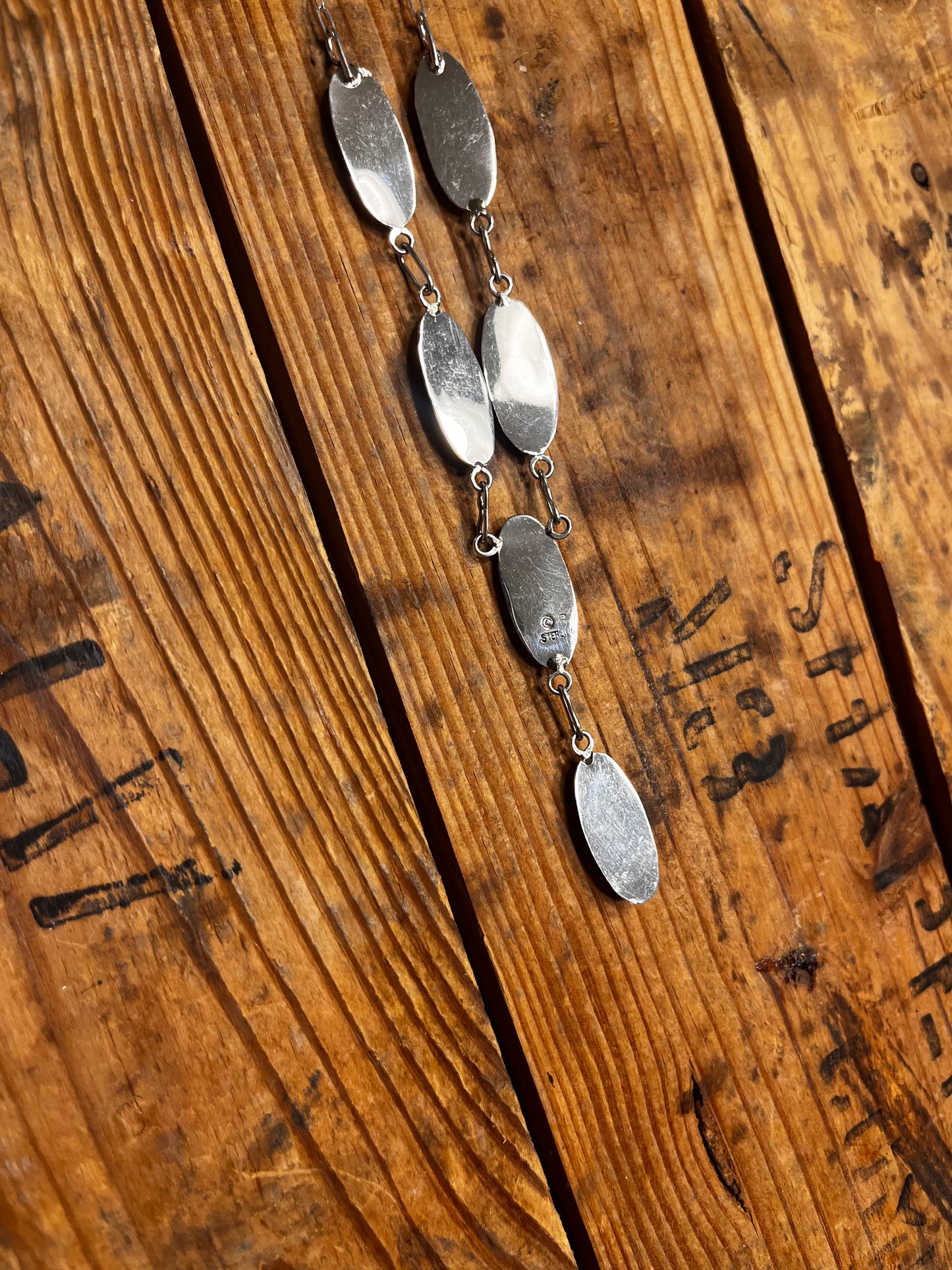 Shadow Box Lariat Necklace Set