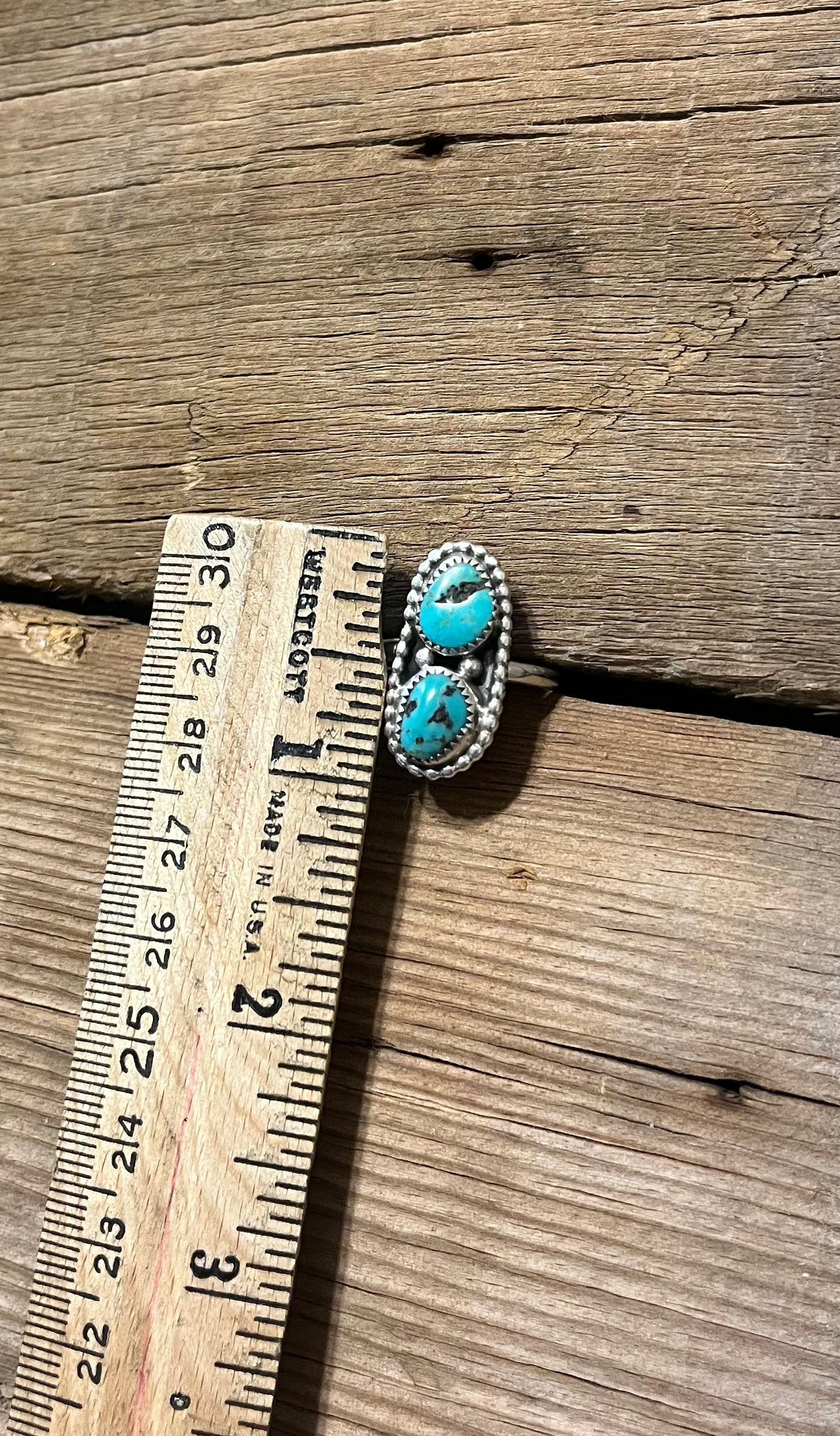 Double Turquoise Ring