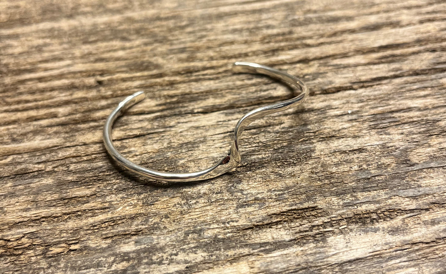 Sterling Silver Half Twist Cuff