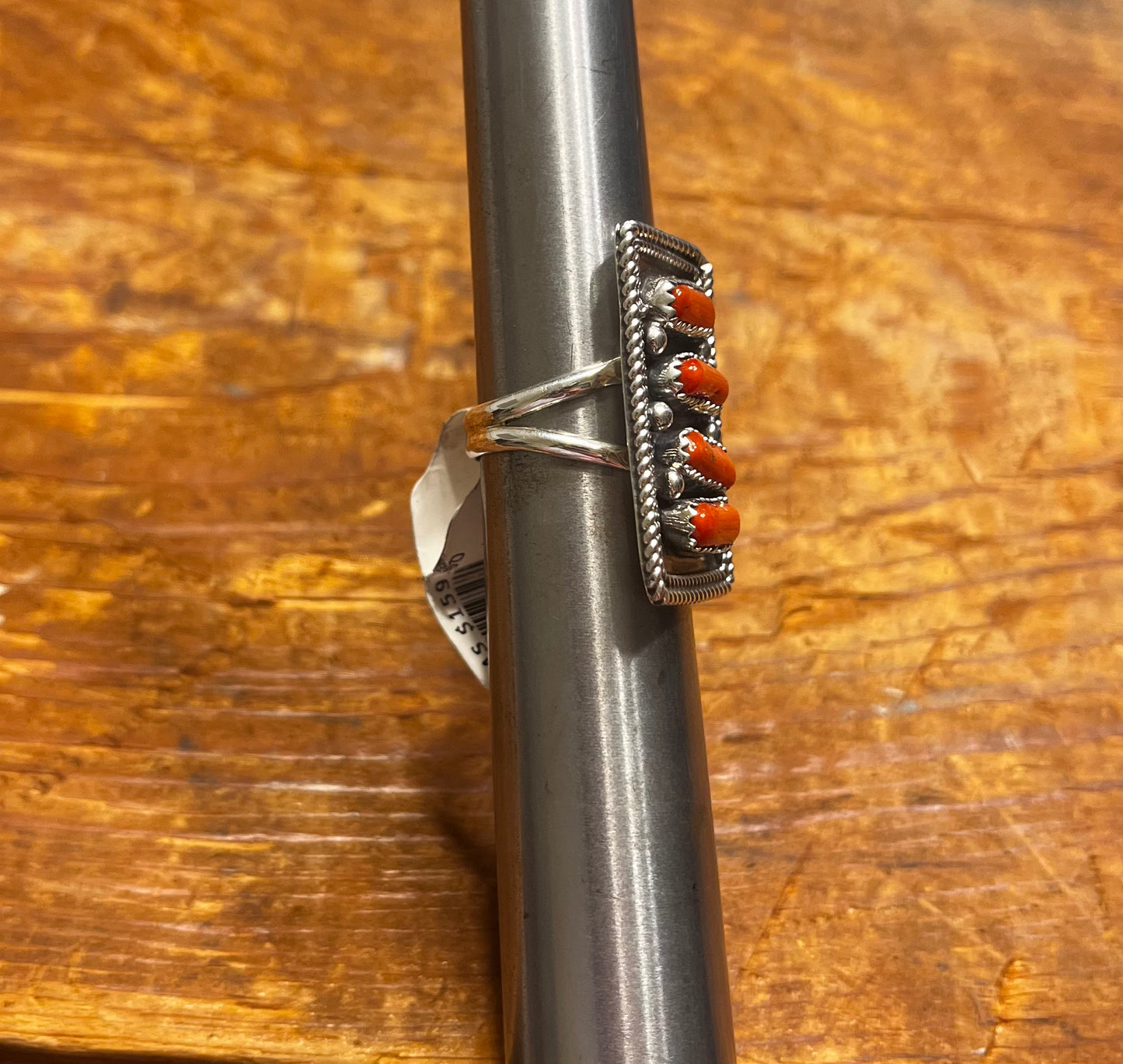 4 Stone Coral Ring