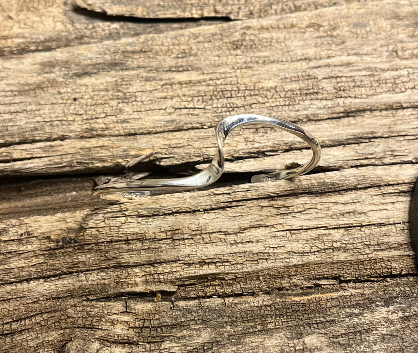 Sterling Silver Half Twist Cuff