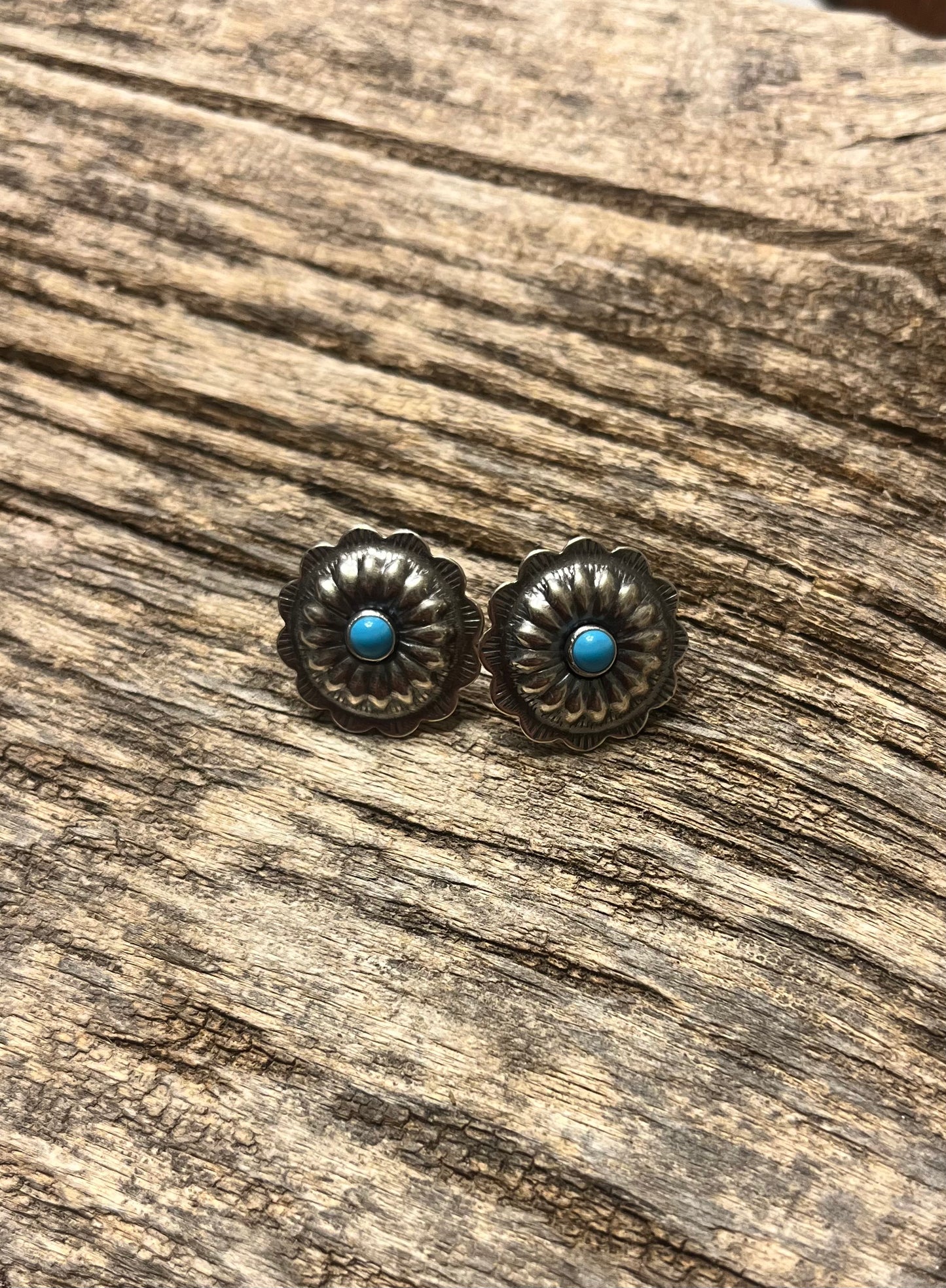Flower Concho Earrings