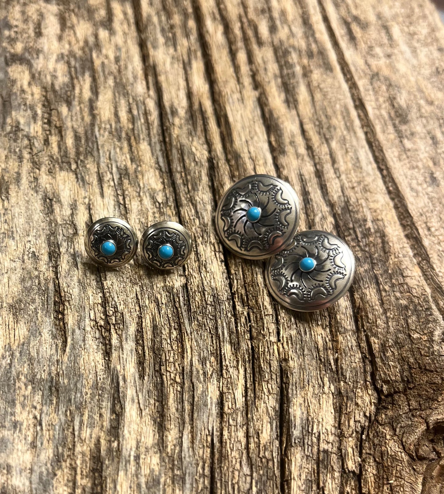 Mommy and Me (or just me) Concho Earrings