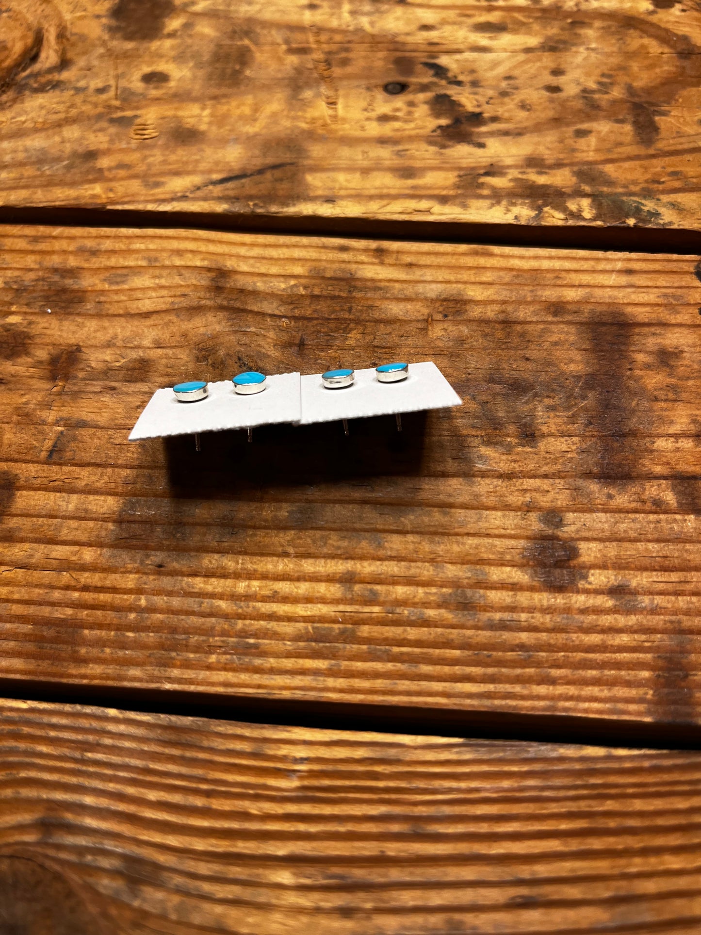 Simple Turquoise Stud Earrings