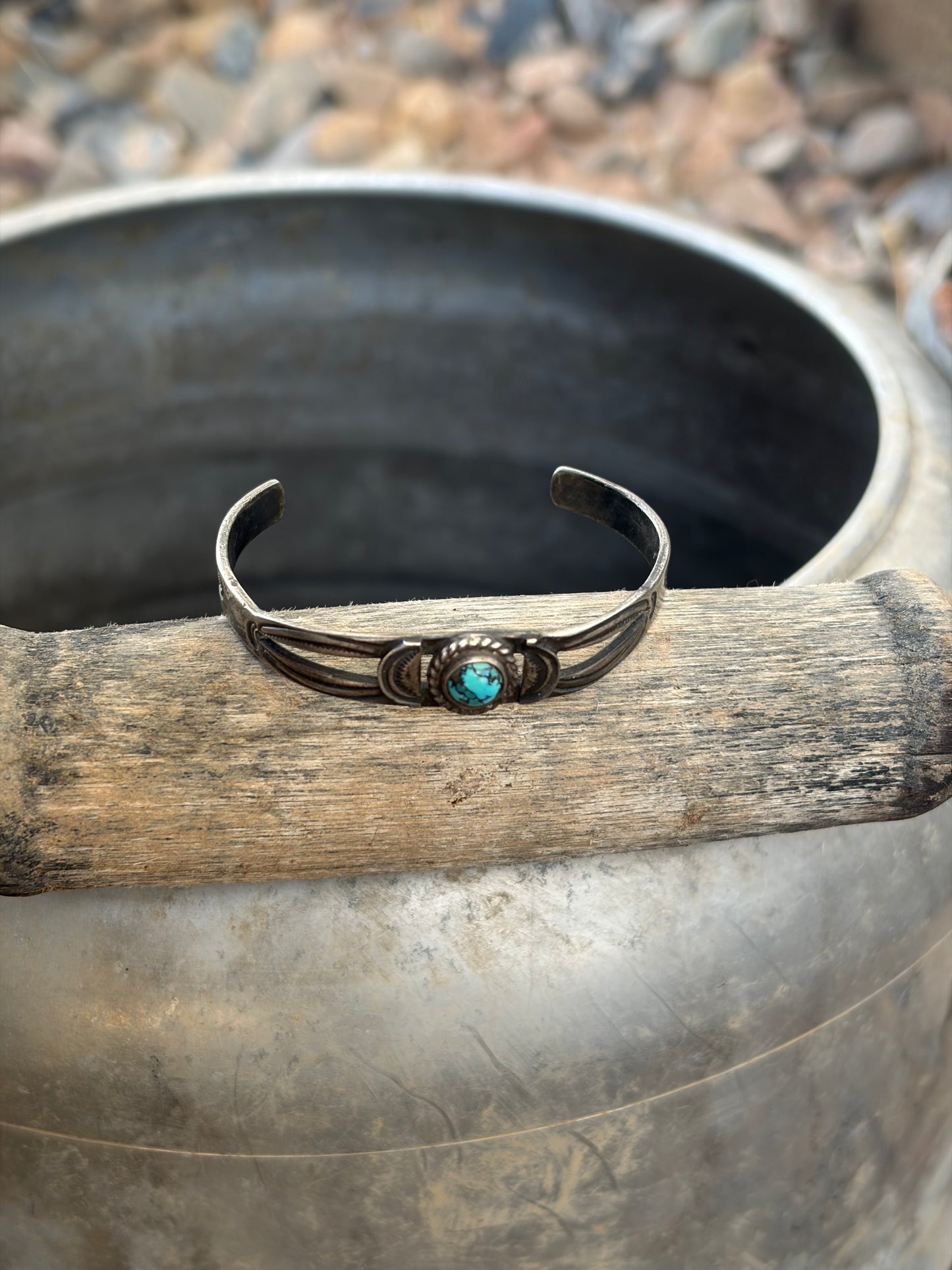 Vintage Turquoise Toddler/Child Cuff