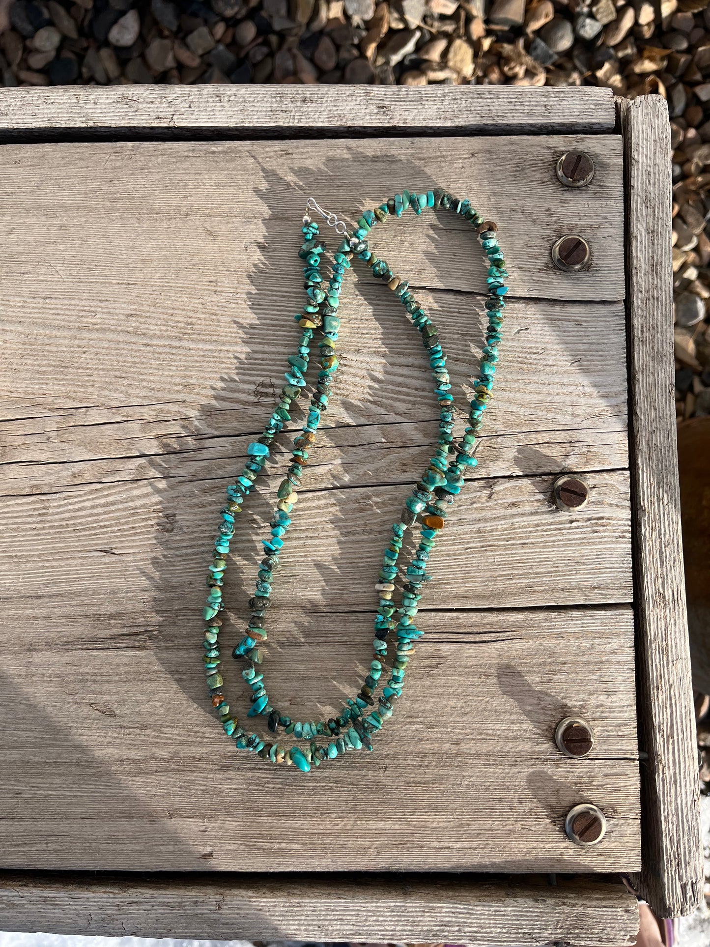 Turquoise Chip Necklace