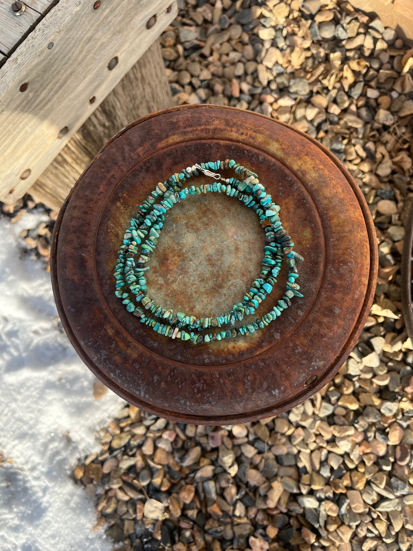Turquoise Chip Necklace