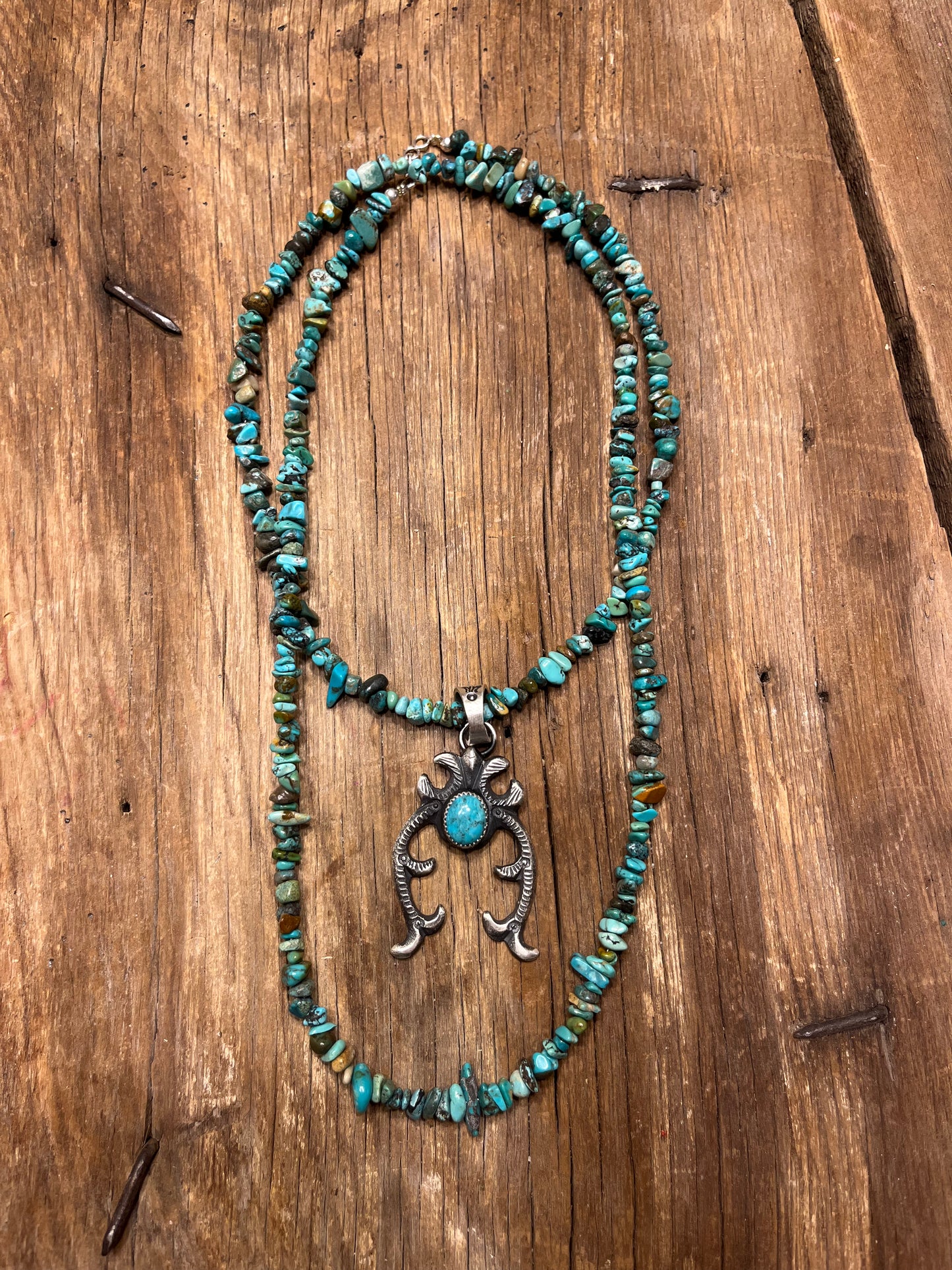 Turquoise Chip Necklace