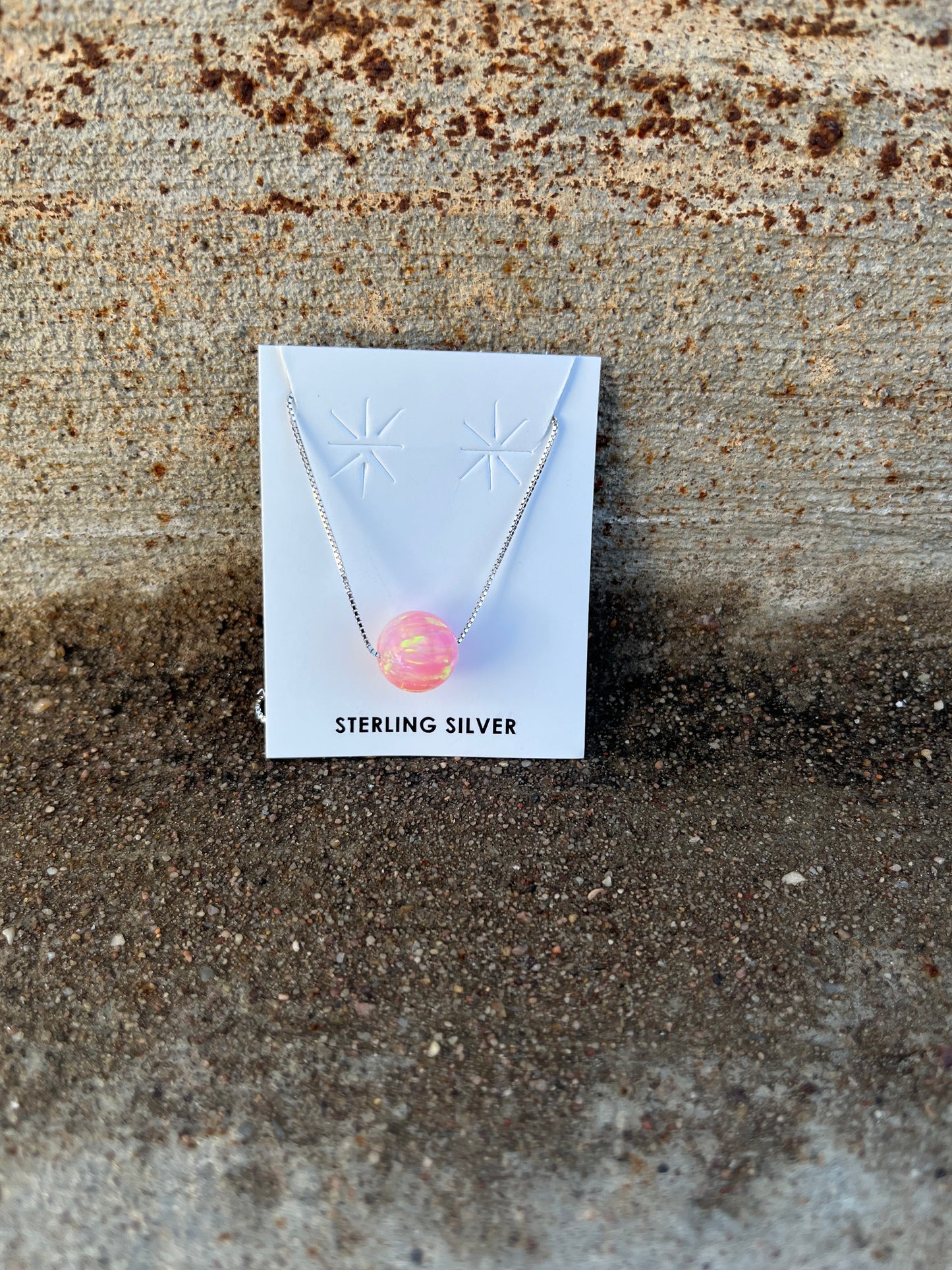 Pink Floating Opal