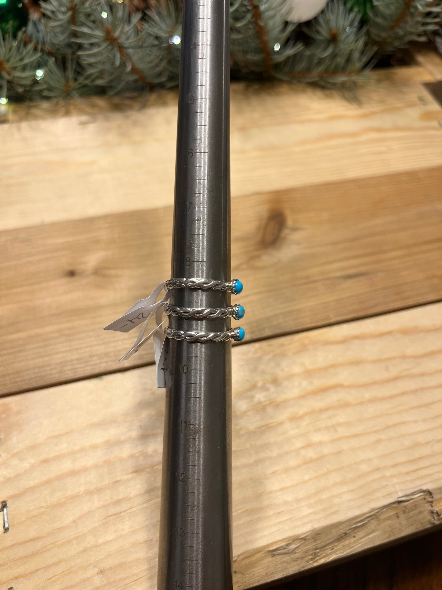 Turquoise Twist Stacker