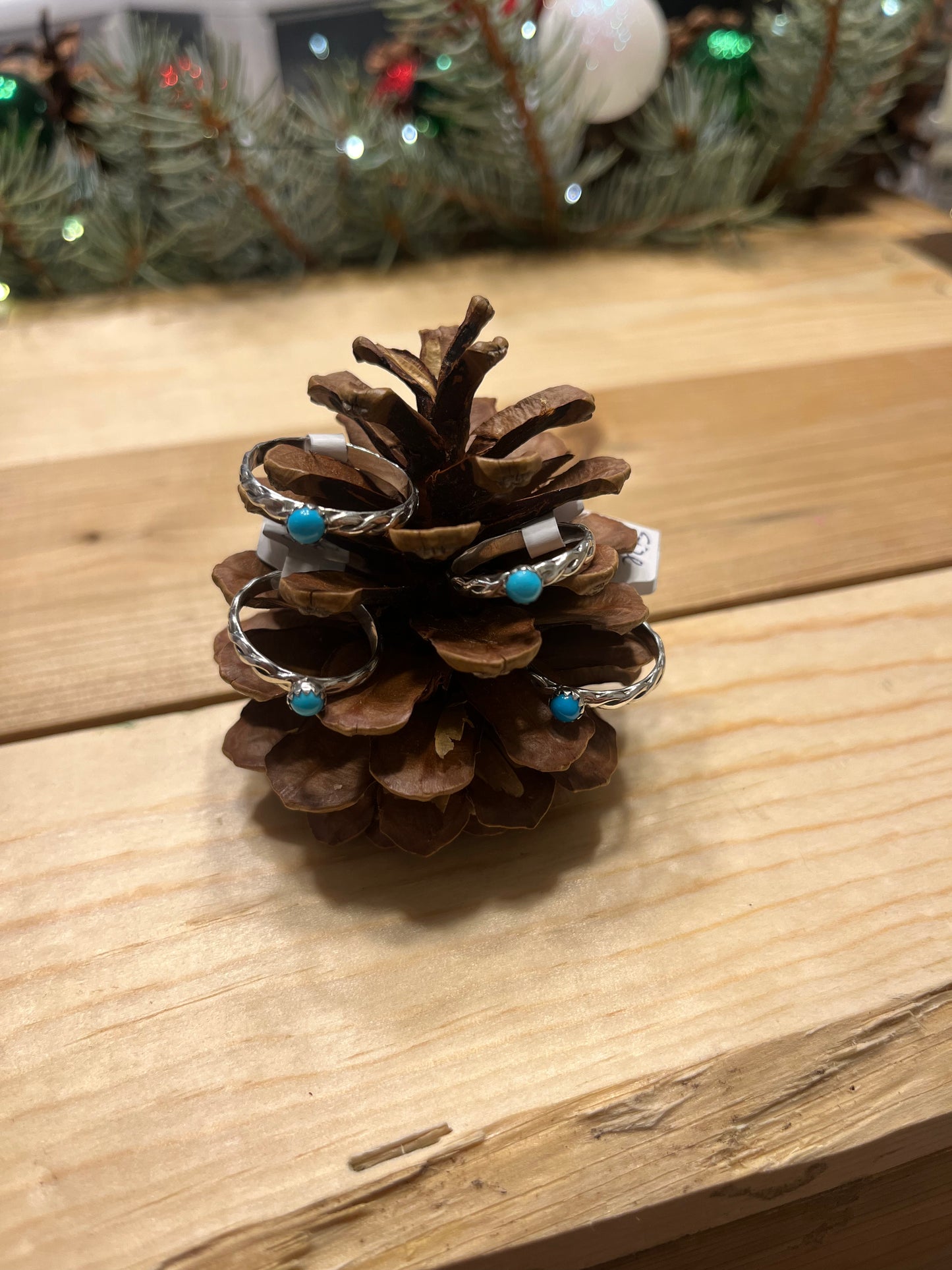Turquoise Twist Stacker