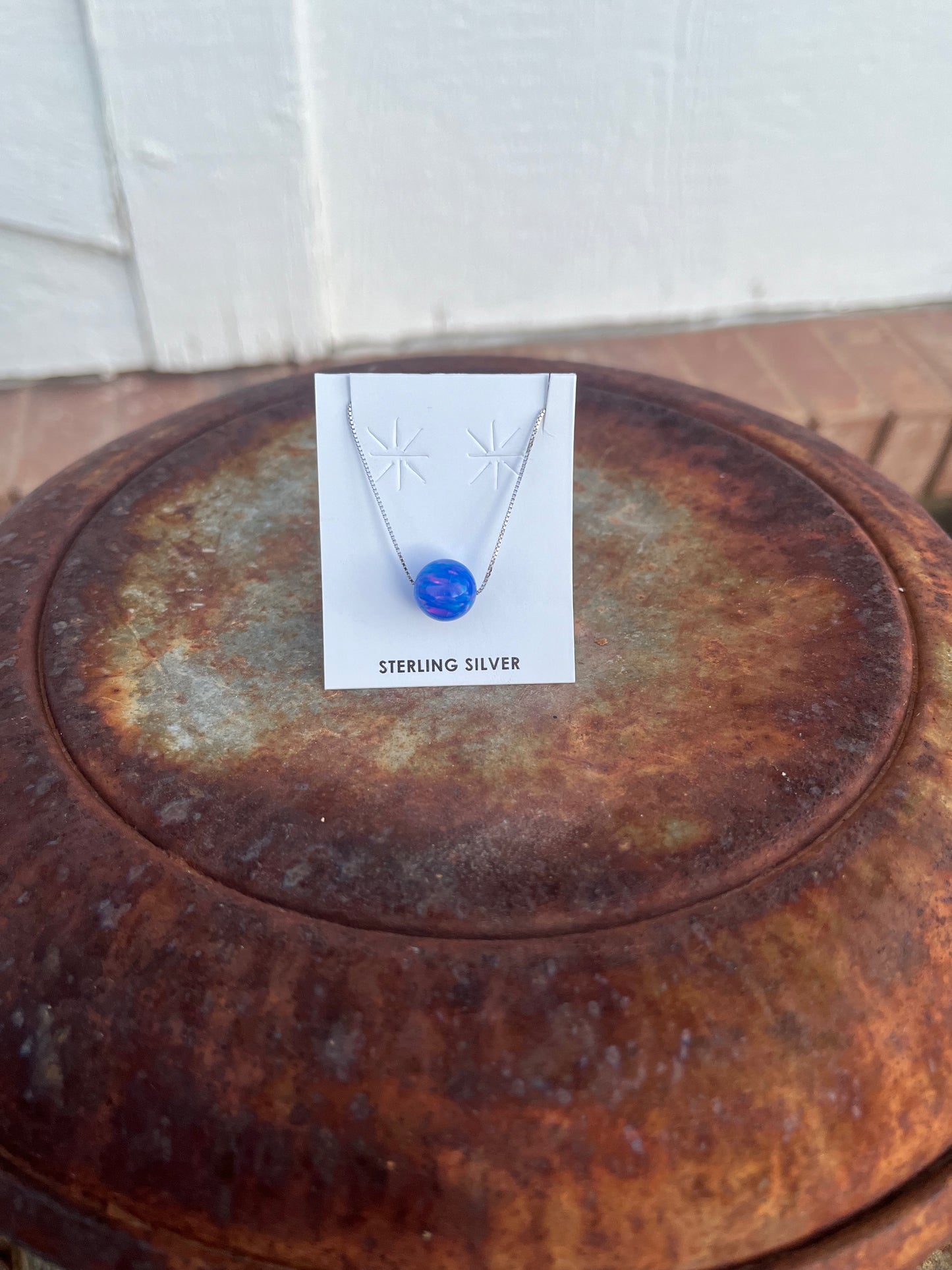 Royal Blue Floating Opal