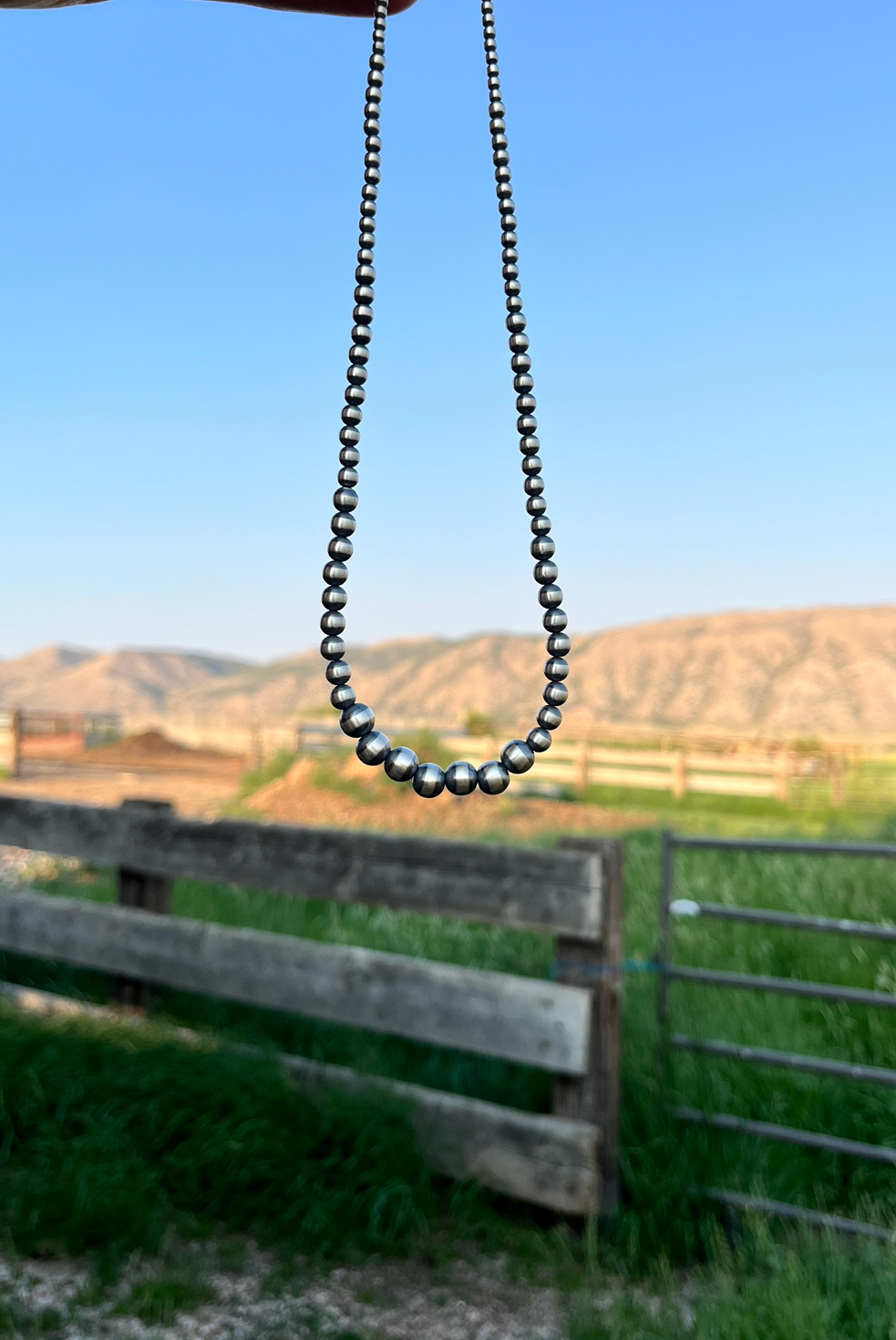 Graduated Navajo Pearl Necklace