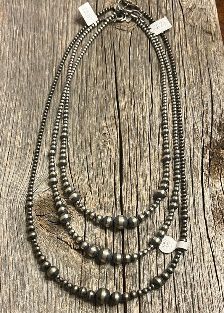 Navajo Pearl Necklace Mixed Bead 1