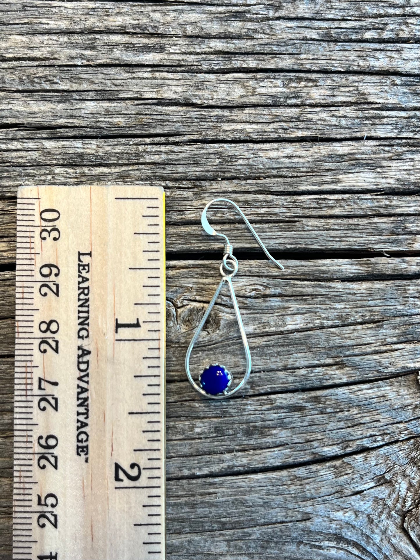 Teardrop Dangles -lapis stone