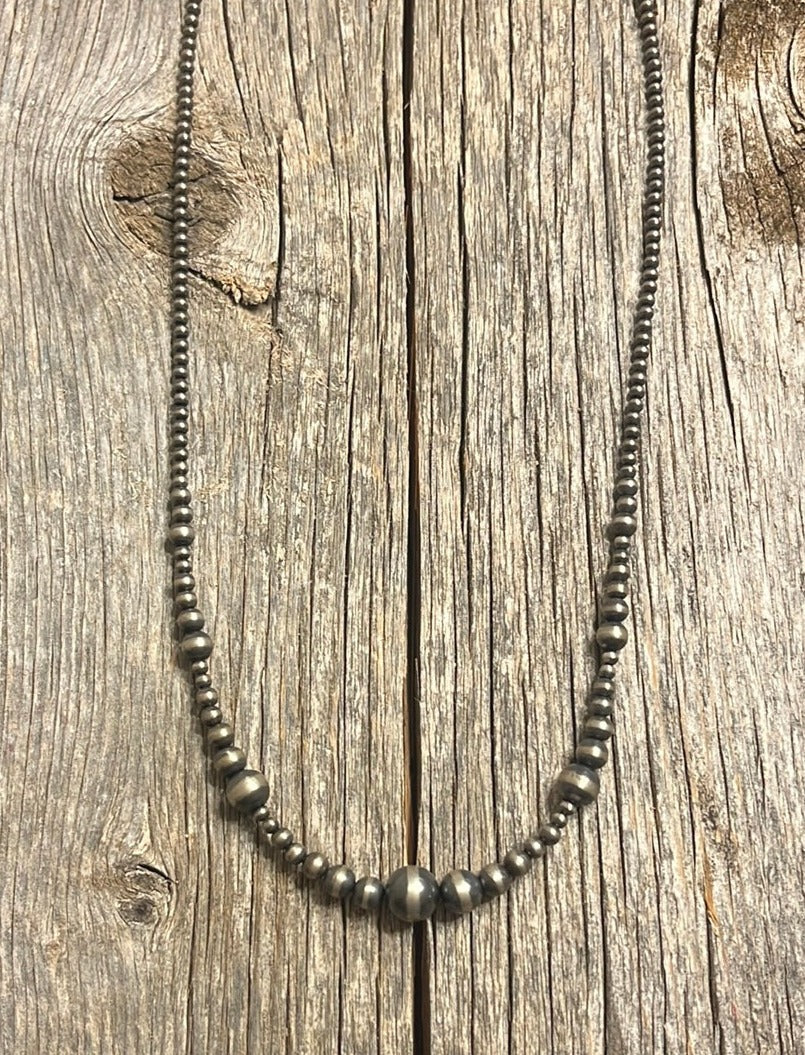 Navajo Pearl Necklace Mixed Bead 1