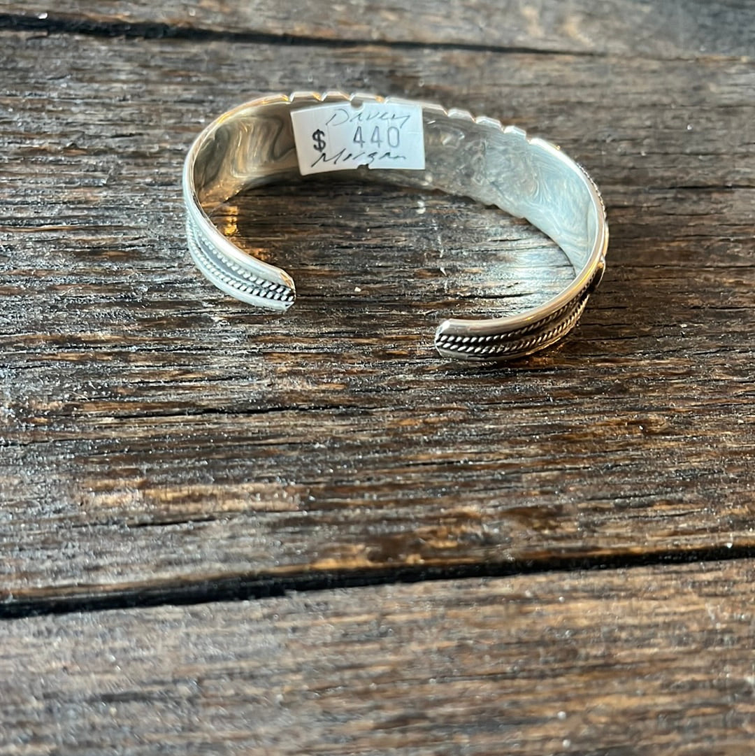 5 Stone Cuff by Daven Morgan
