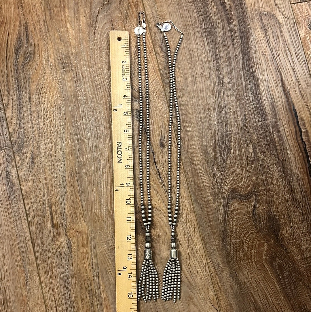 Navajo Pearl Tassel Necklace