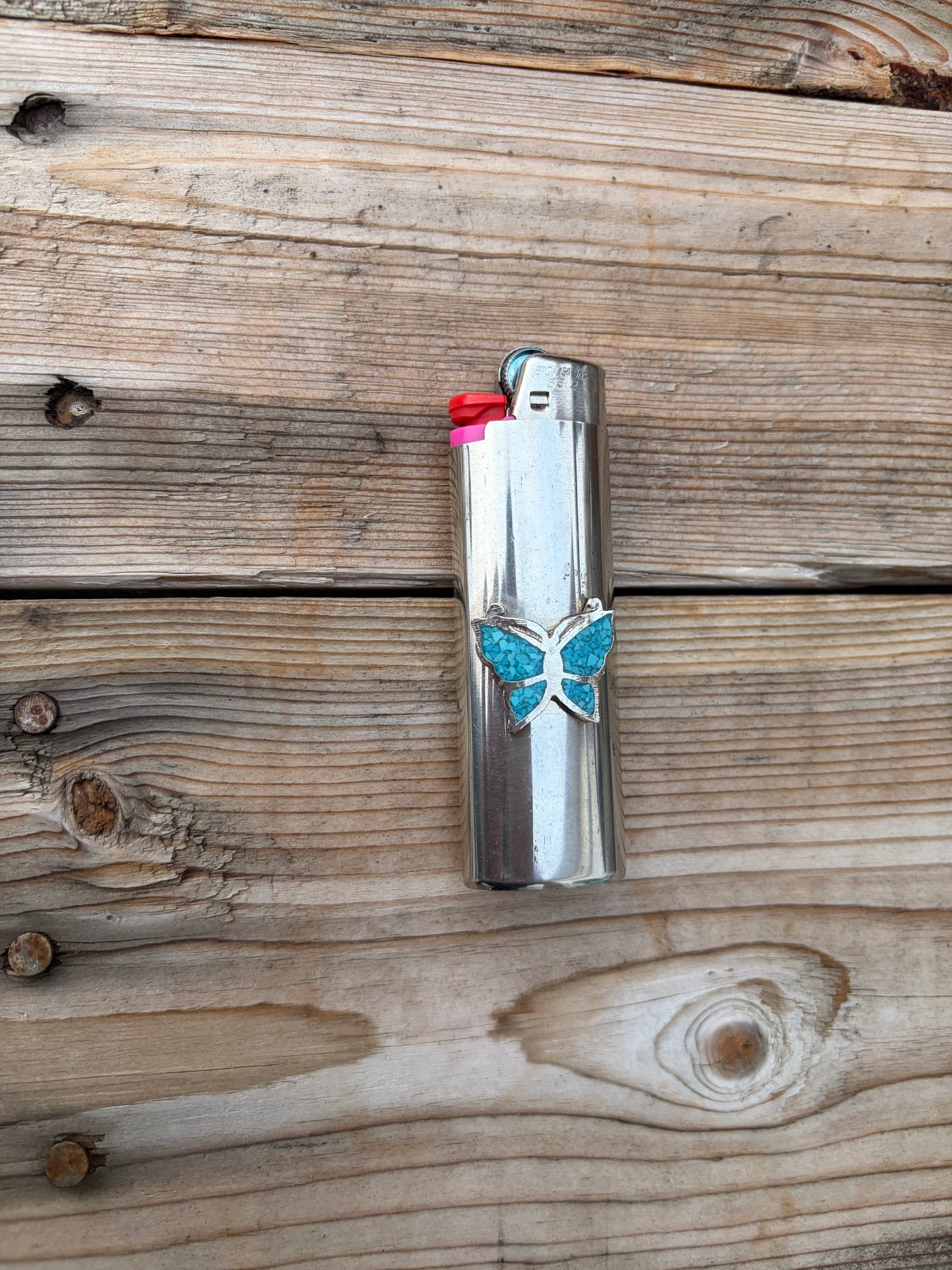 Chip Inlay Lighter Cover