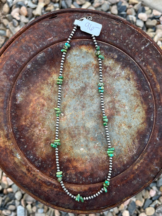 Sonoran Chip and Pearl Necklace