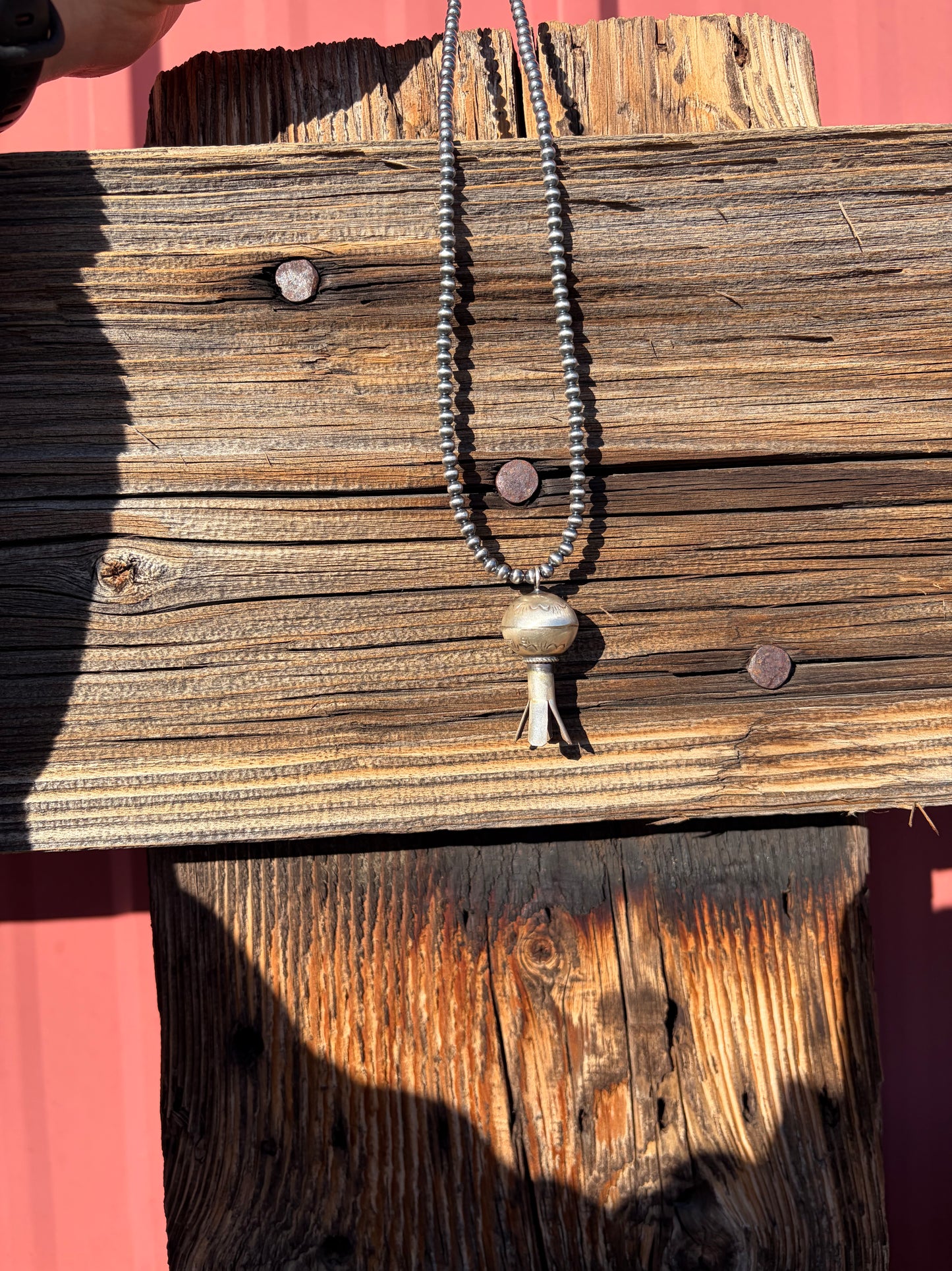 Blossom Pendant and Pearls Set