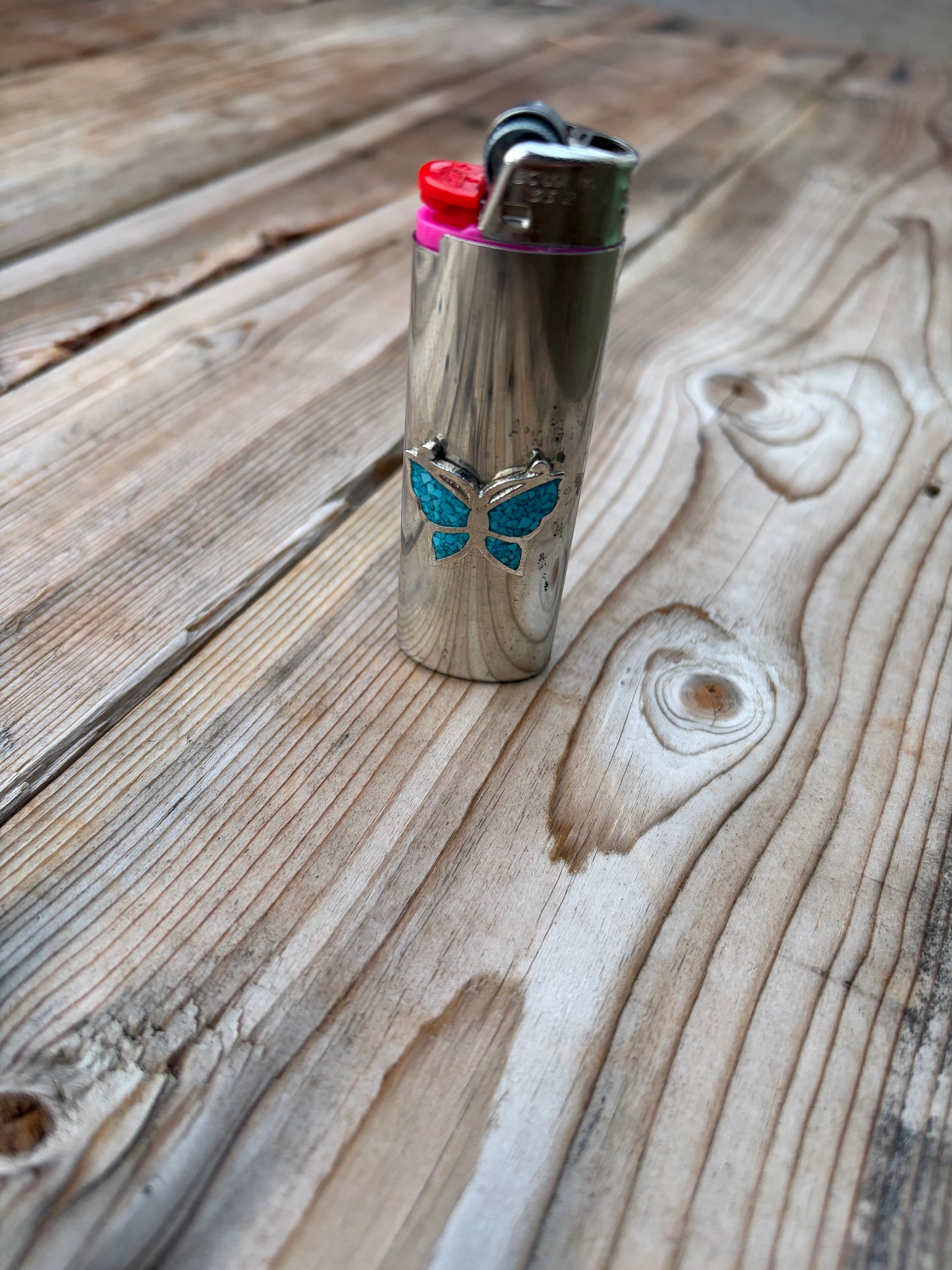 Chip Inlay Lighter Cover
