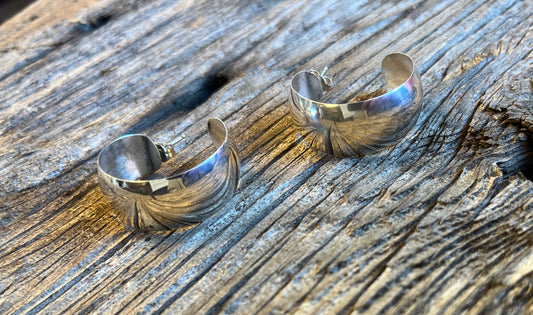 Sterling Hoop Earrings