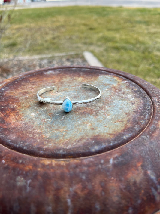 White Water Stamped Cuff