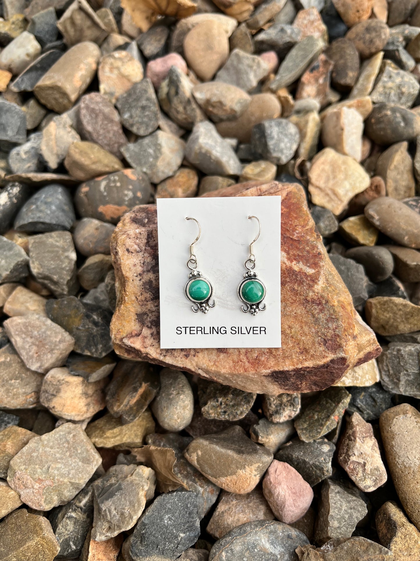Malachite Earrings￼￼