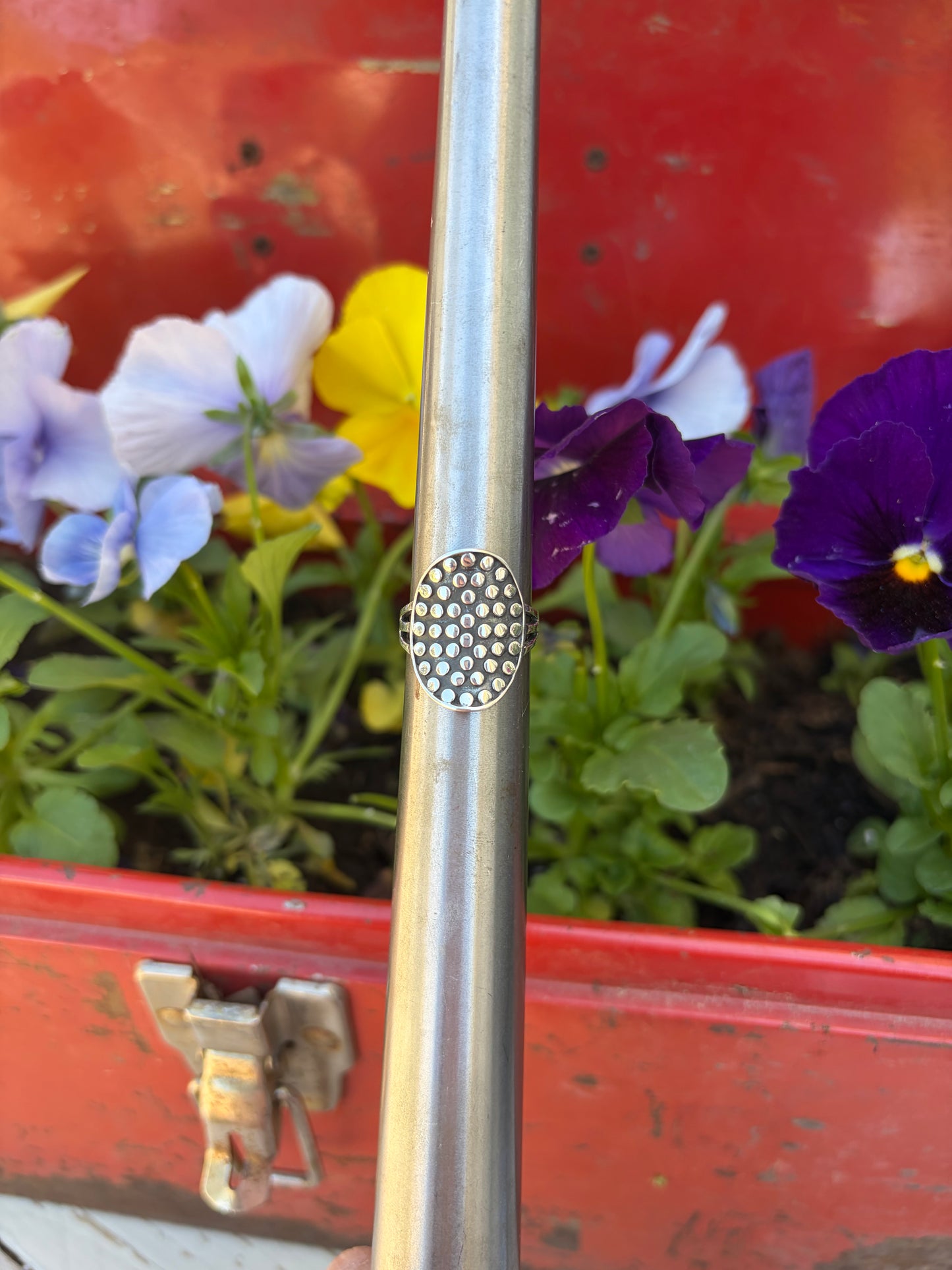 Randi P Sterling Dot Ring